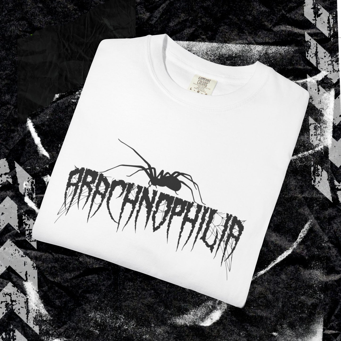 Arachnophilia - Unisex Garment-Dyed T-shirt.
