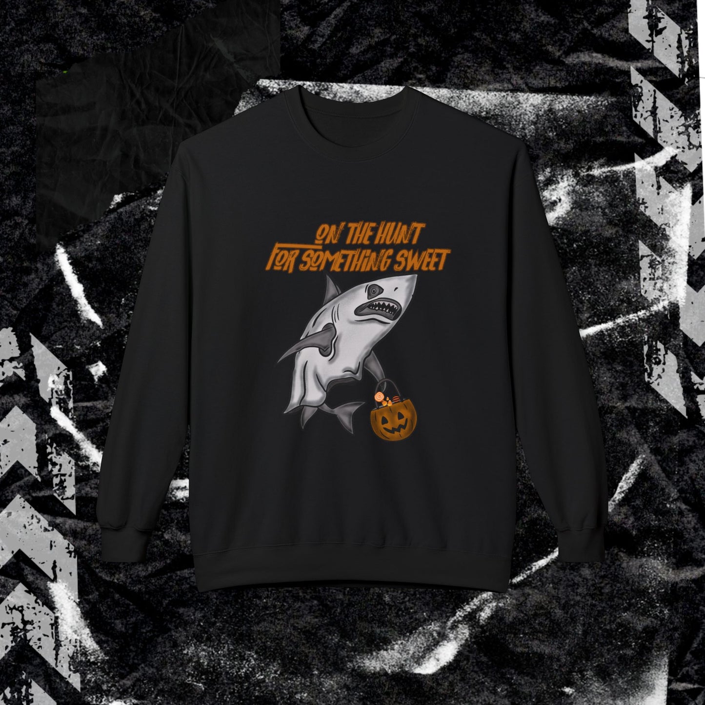 ON THE HUNT FOR SOMETHING SWEET - Unisex Midweight Softstyle Fleece Crewneck Sweatshirt