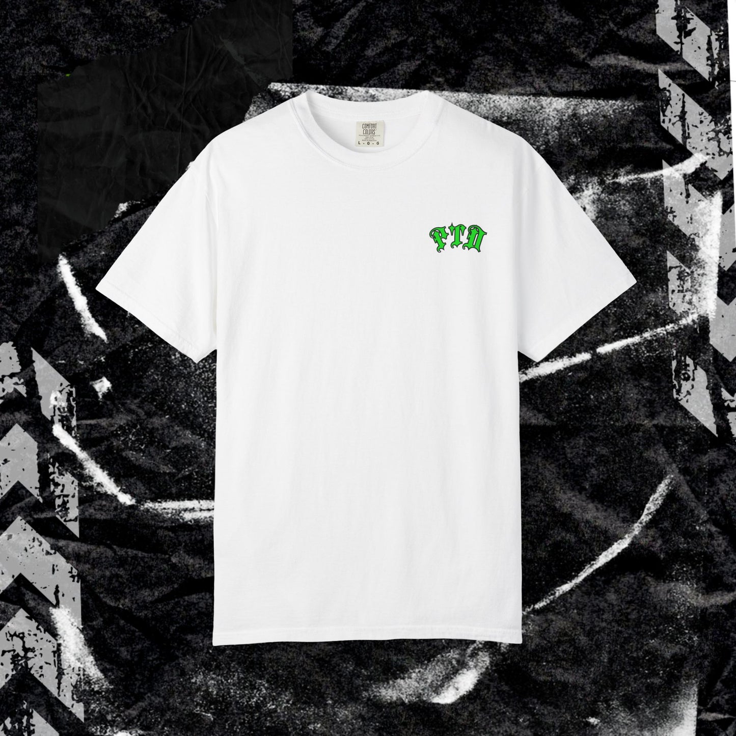 BARBED WIRE SINNER - Unisex Garment-Dyed T-shirt.