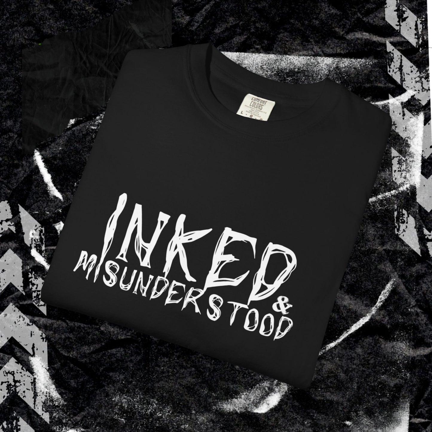 Inked & Misunderstood - Unisex Garment-Dyed T-shirt. Ll
