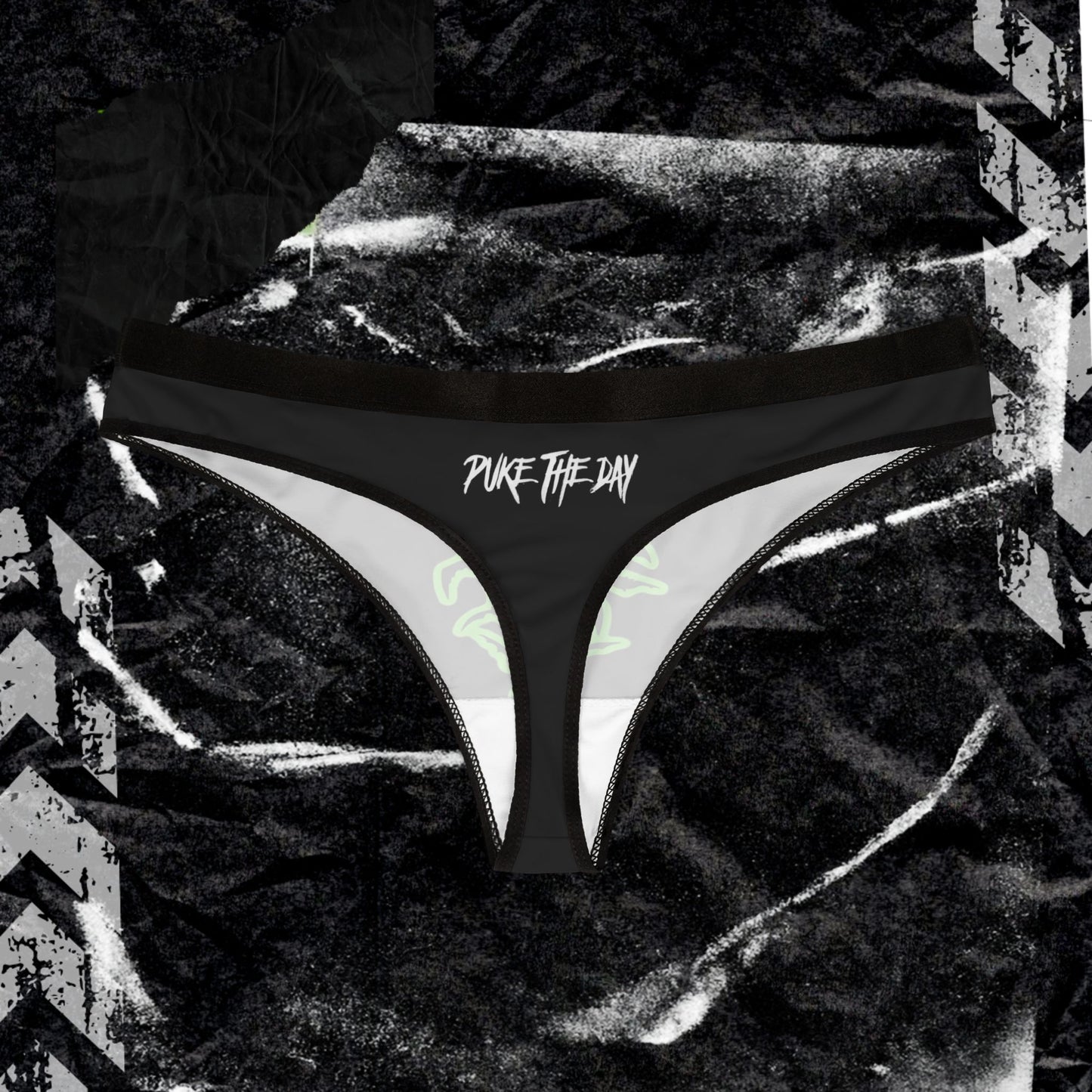 GLOW BATS - Women's Thongs (AOP)
