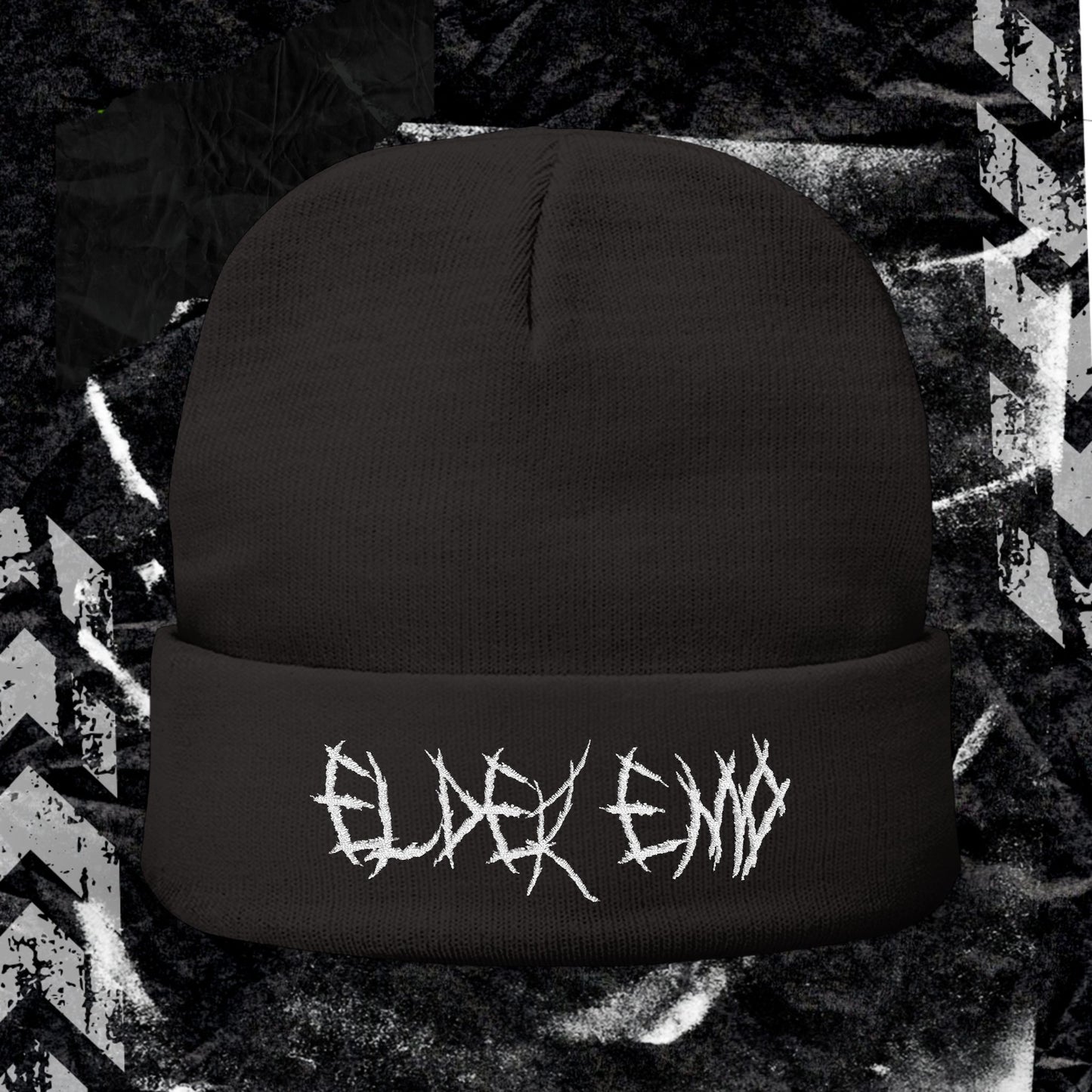 Elder Emo - Knit Beanie (Embroidery)