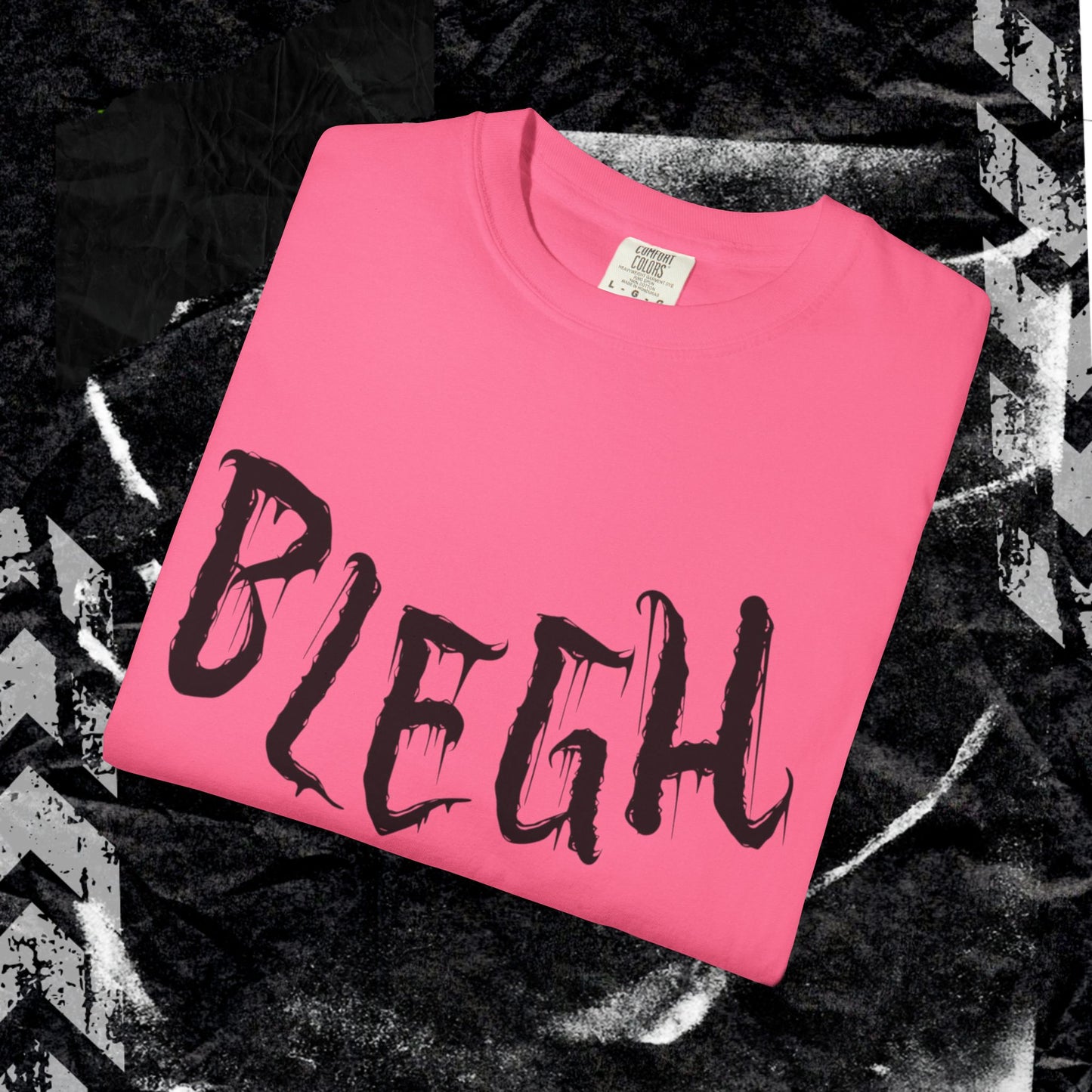 BLEGH -Dyed T-shirt.