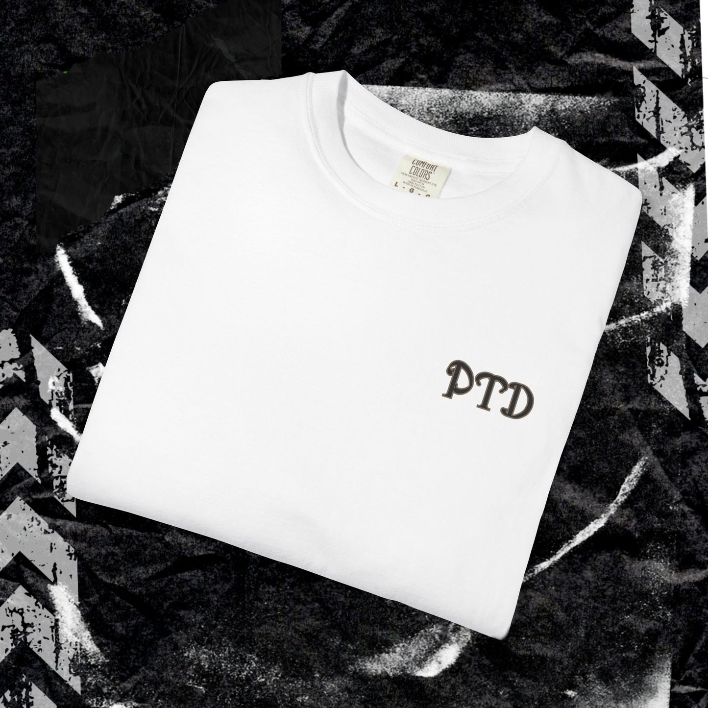 Mirror Work (BACK PRINT) - Unisex Garment-Dyed T-shirt. Ll