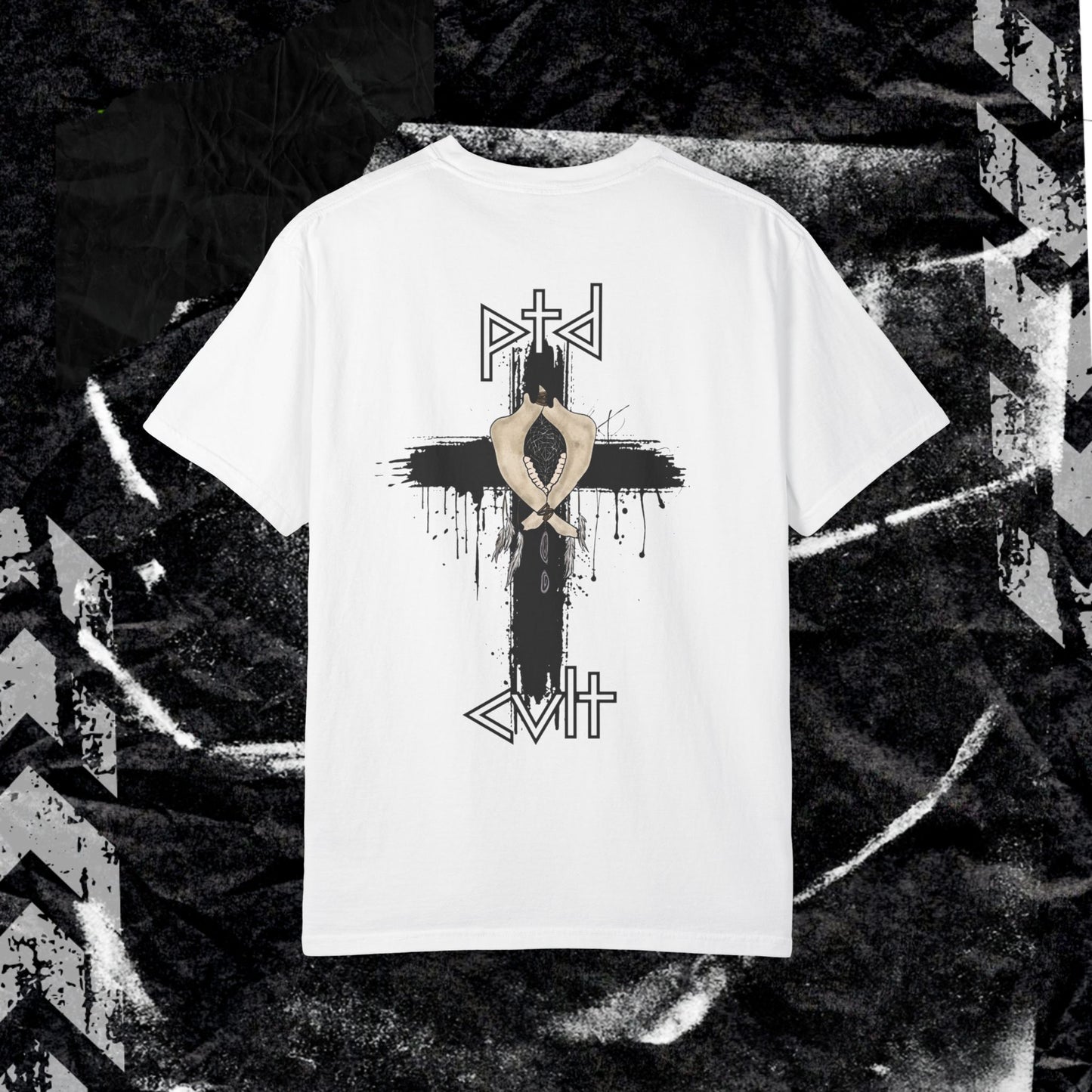 PTD Cult Bones - Unisex Garment-Dyed T-shirt.