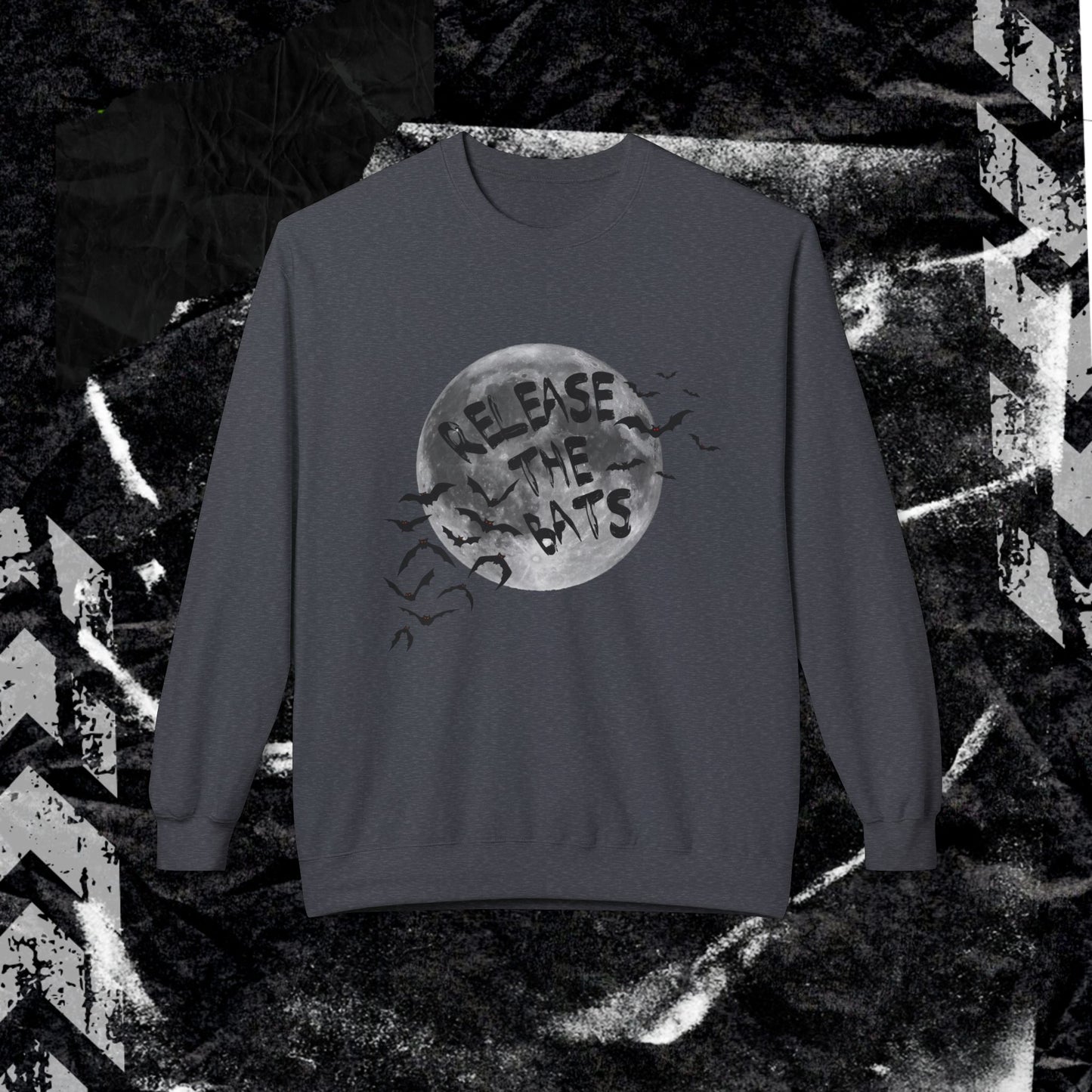 RELEASE THE BATS - Unisex Midweight Softstyle Fleece Crewneck Sweatshirt