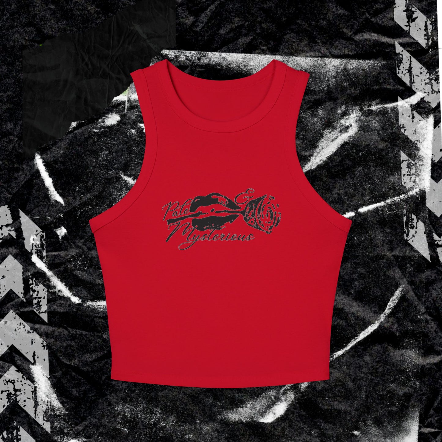 Pale & Mysterious - Women's Micro Rib Racer Tank Top