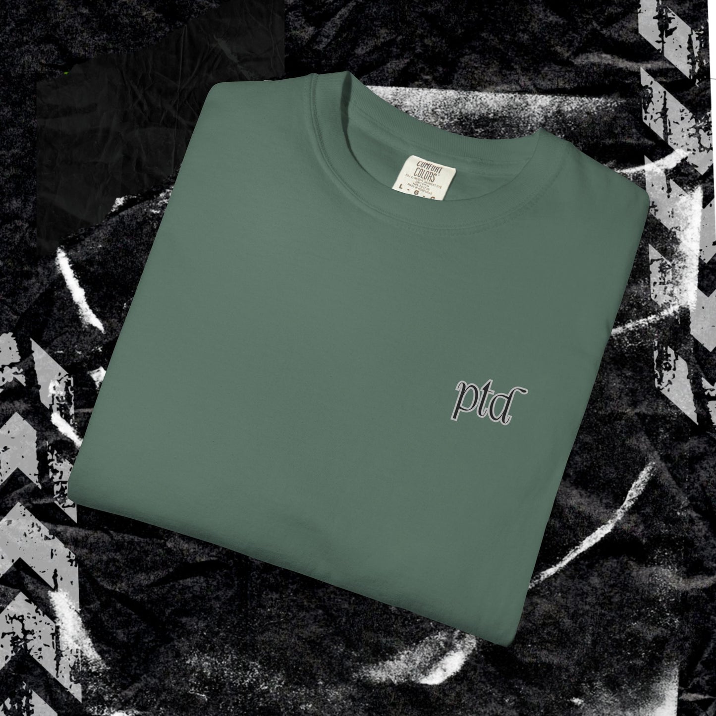 ALLOW YOURSELF TO HEAL (BACK PRINT) - Unisex Garment-Dyed T-shirt. Ll
