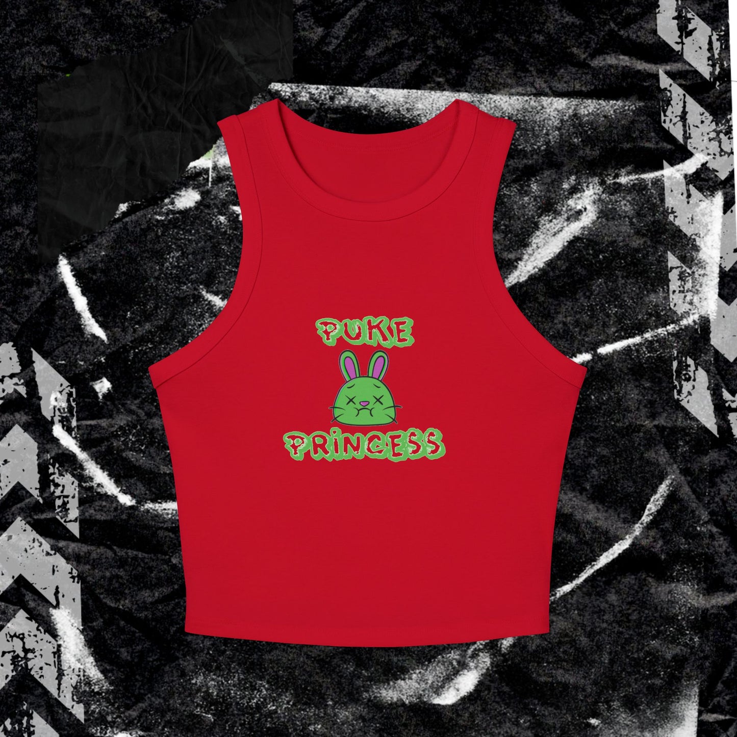 Puke Princess - Women's Micro Rib Racer Tank Top