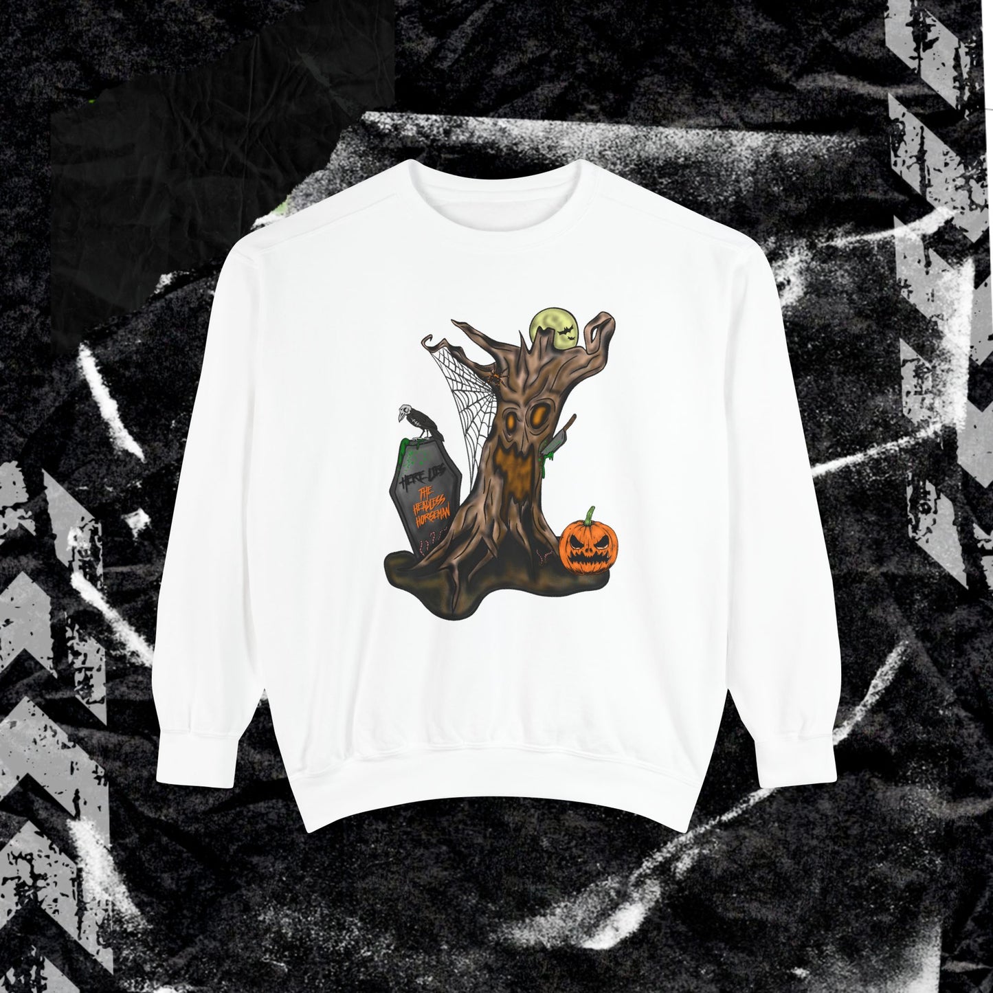 HERE LIES THE HEADLESS HORSEMAN - Dyed Sweatshirt