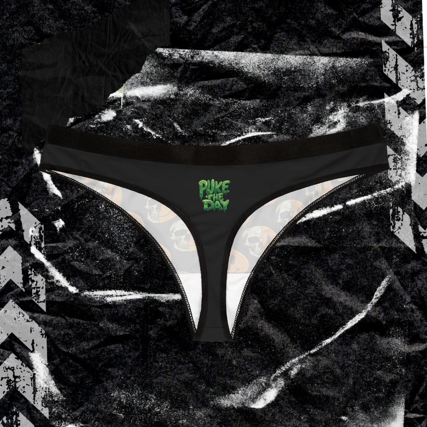 smiley - Women's Thongs (AOP)