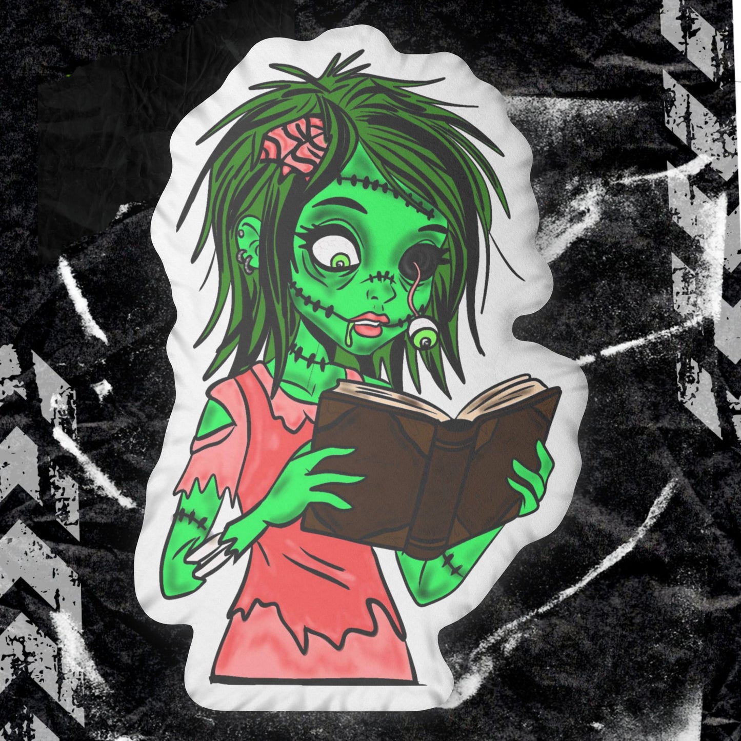 Living Dead Girl - Custom Shaped Pillows