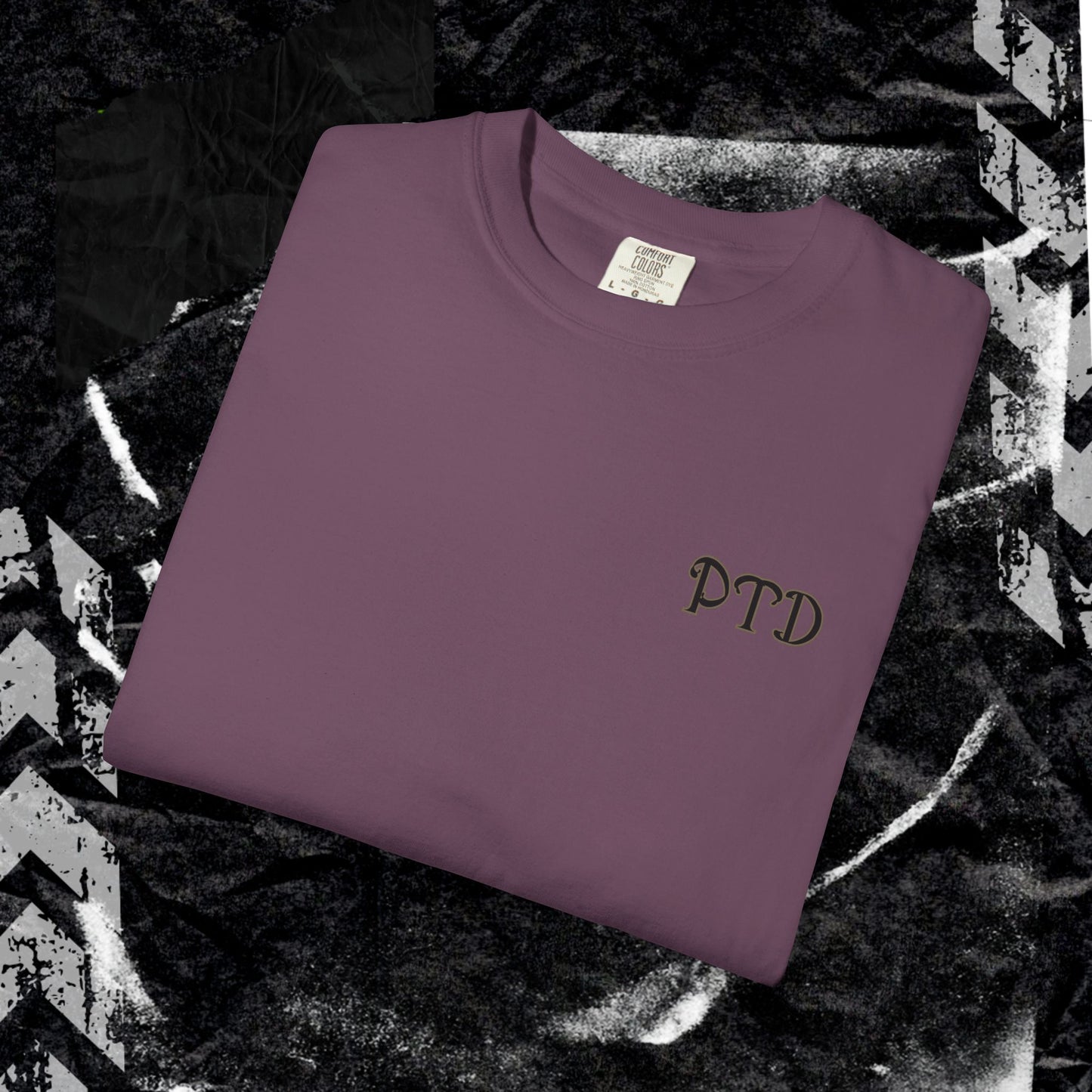 Mirror Work (BACK PRINT) - Unisex Garment-Dyed T-shirt. Ll