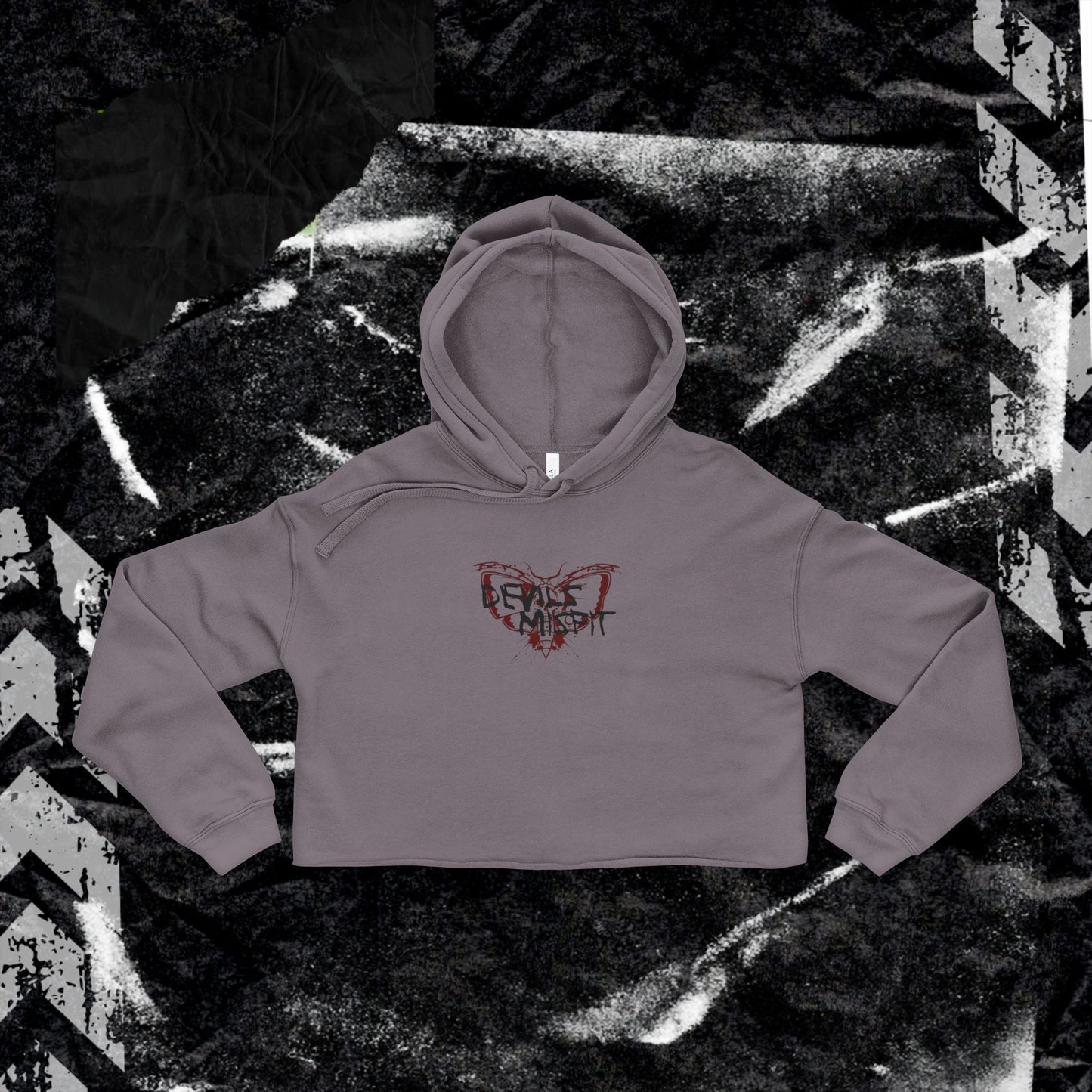 DEVILS MISFIT - Women's Cropped Hoodie