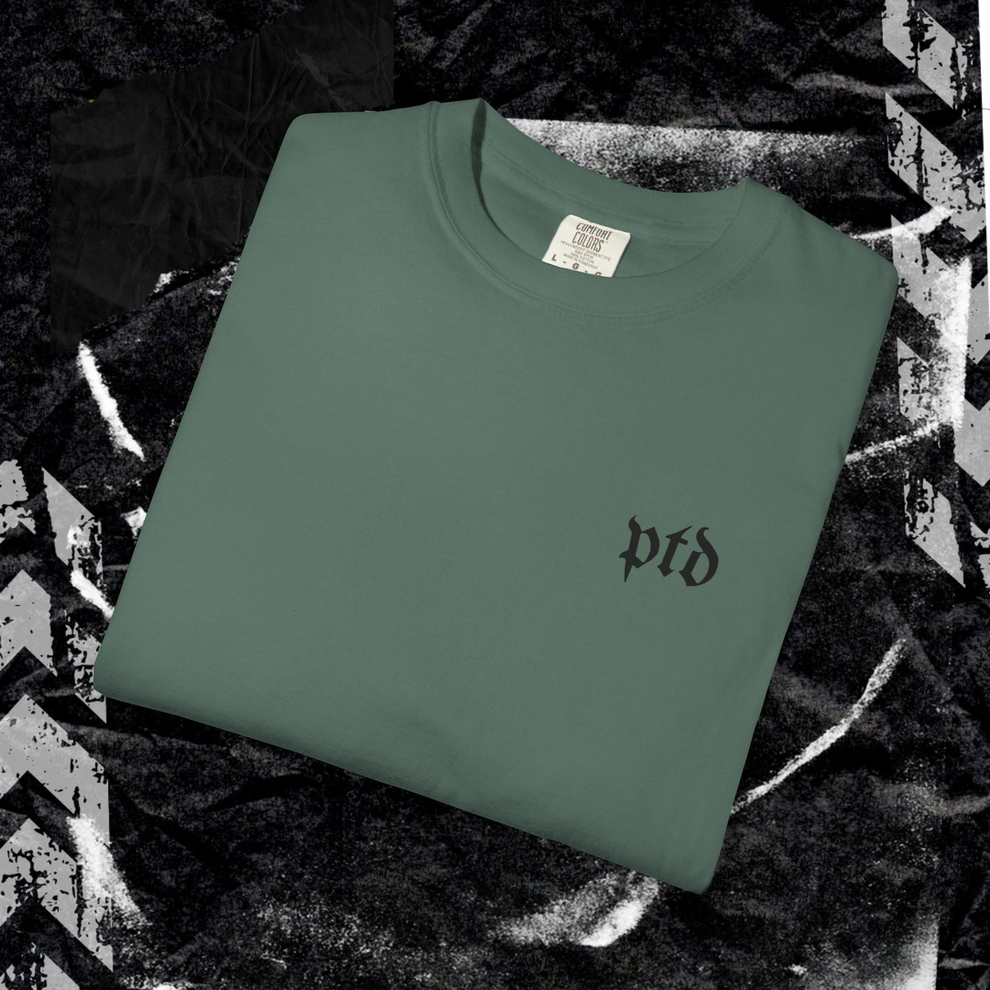 Healing isn't Linear - Unisex Garment-Dyed T-shirt. Ll