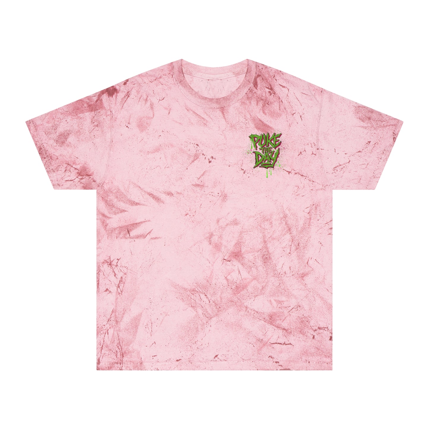 Grunge Dino - (backprint) color blast t-shirt