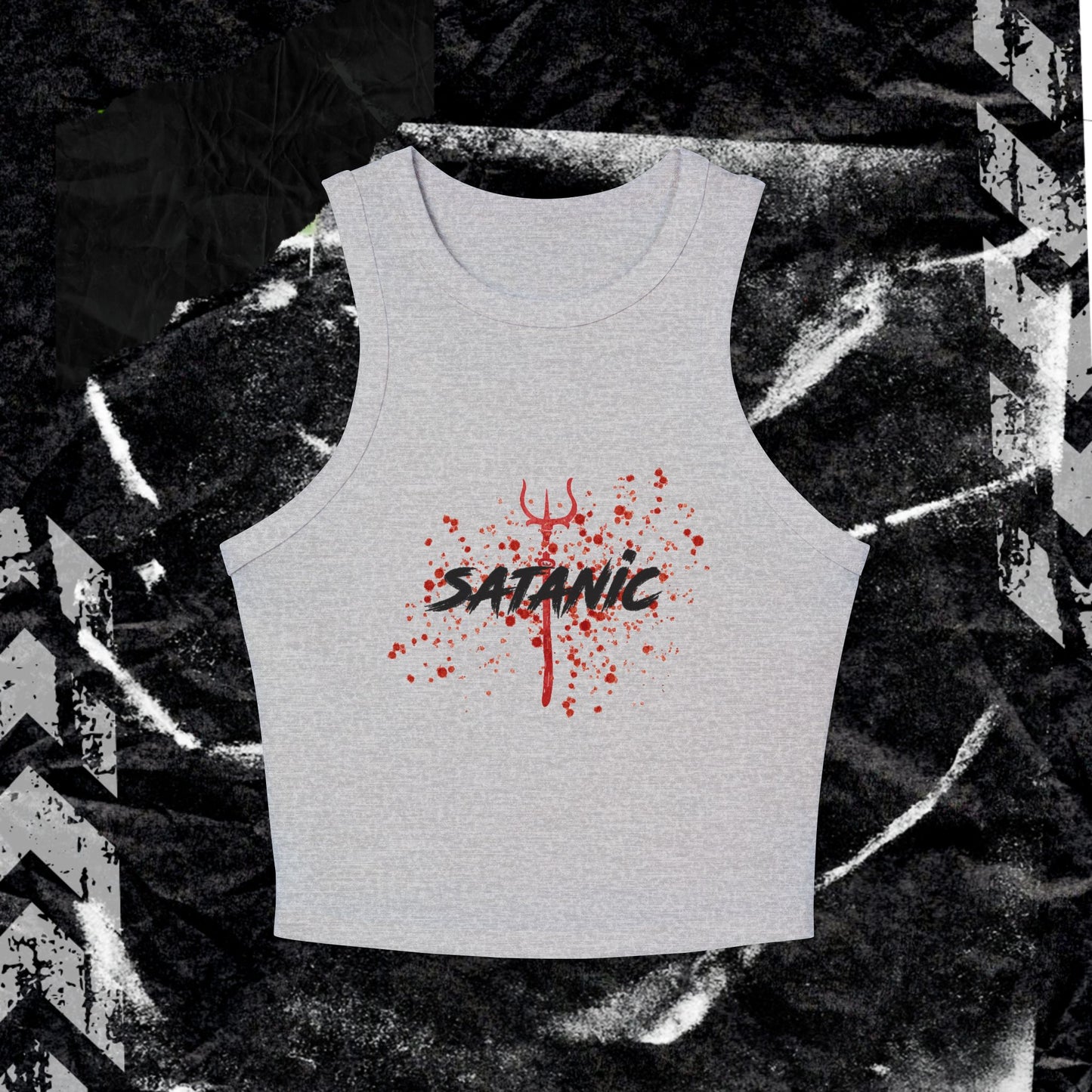 SATANIC - Women's Micro Rib Racer Tank Top