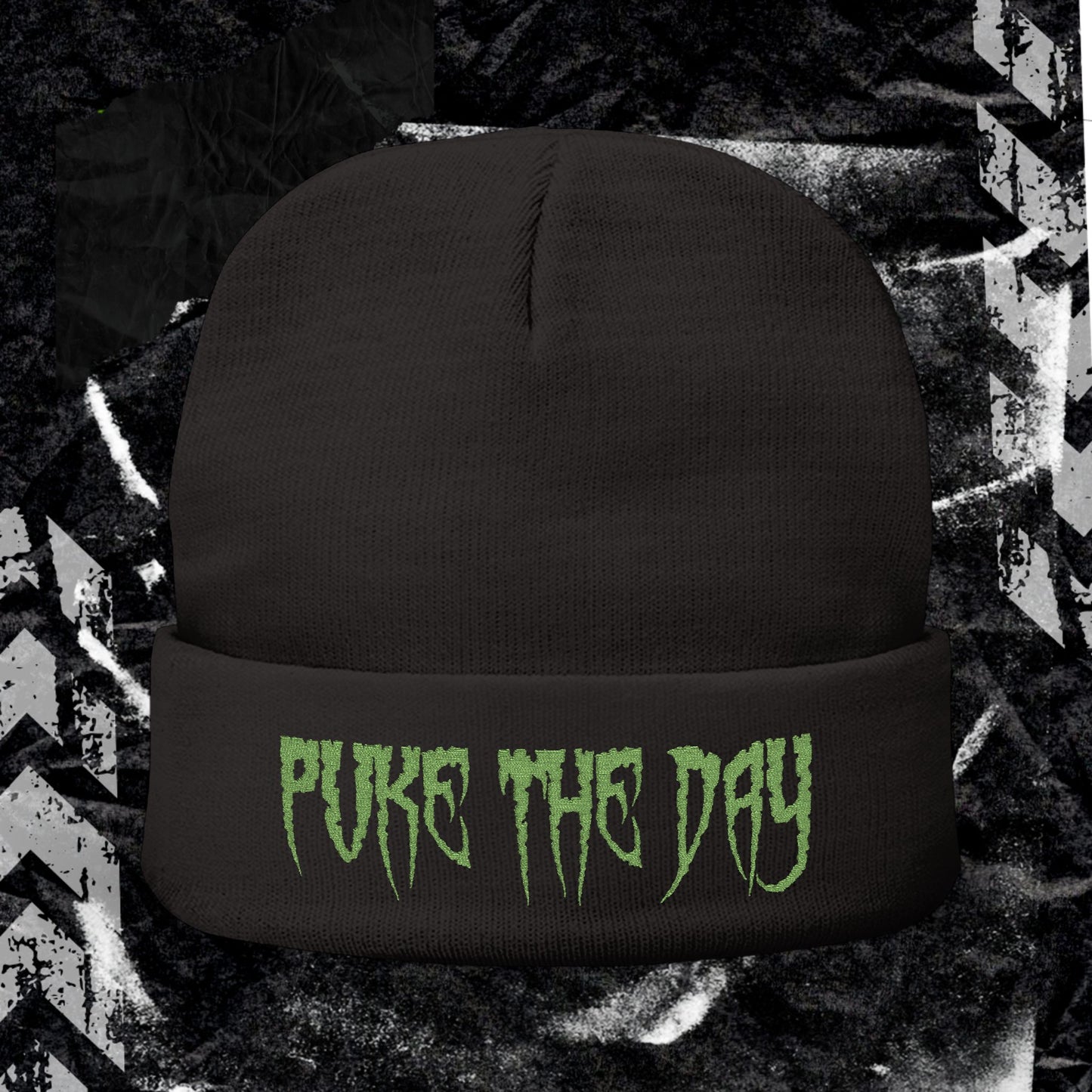 PUKE THE DAY - Knit Beanie (Embroidery)