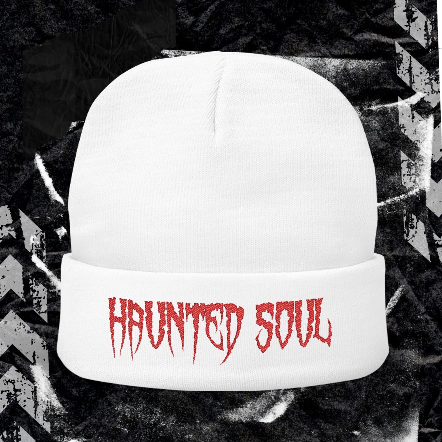 HAUNTED SOUL - Knit Beanie (Embroidery)