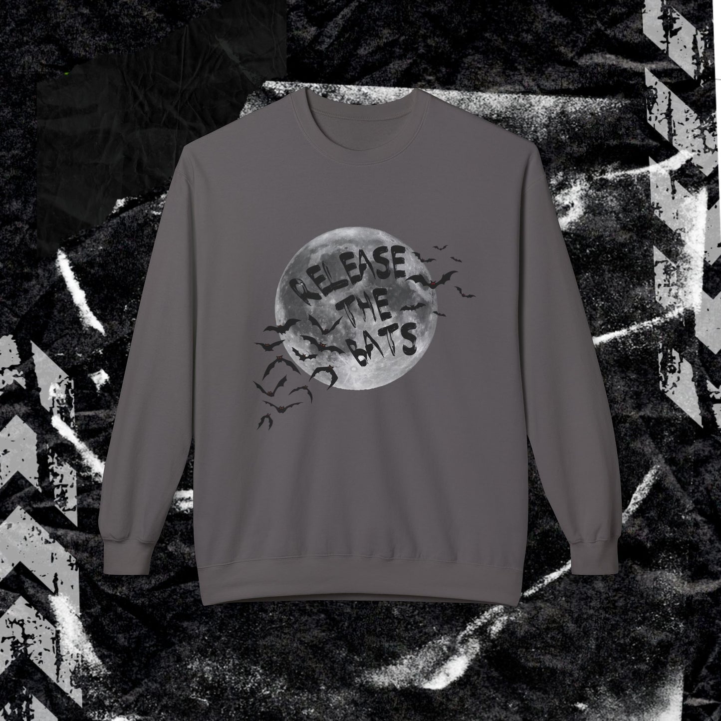RELEASE THE BATS - Unisex Midweight Softstyle Fleece Crewneck Sweatshirt