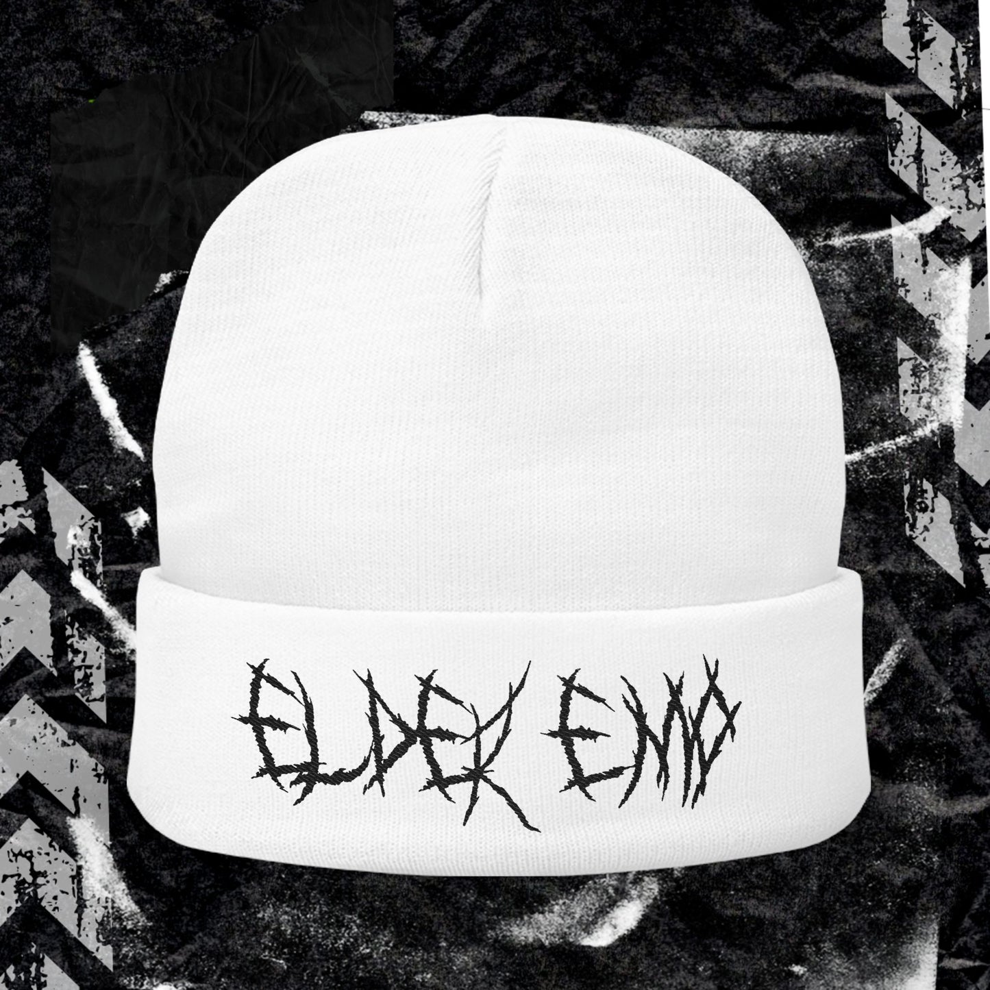 Elder Emo - Knit Beanie (Embroidery)