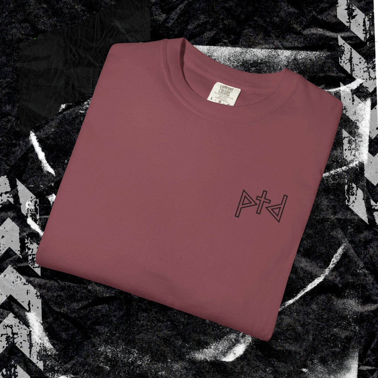 PTD Cult Bunny - Unisex Garment-Dyed T-shirt.