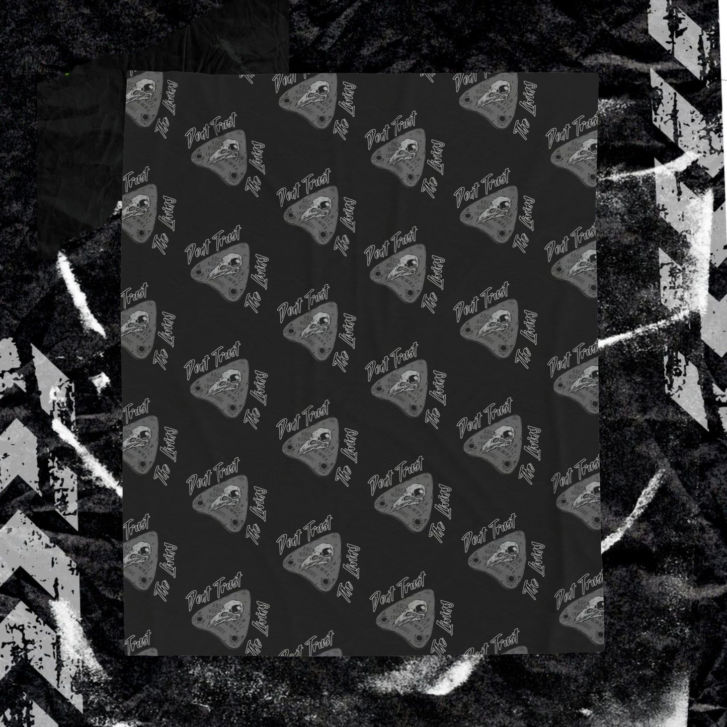 Dont Trust The Living - Velveteen Plush Blanket