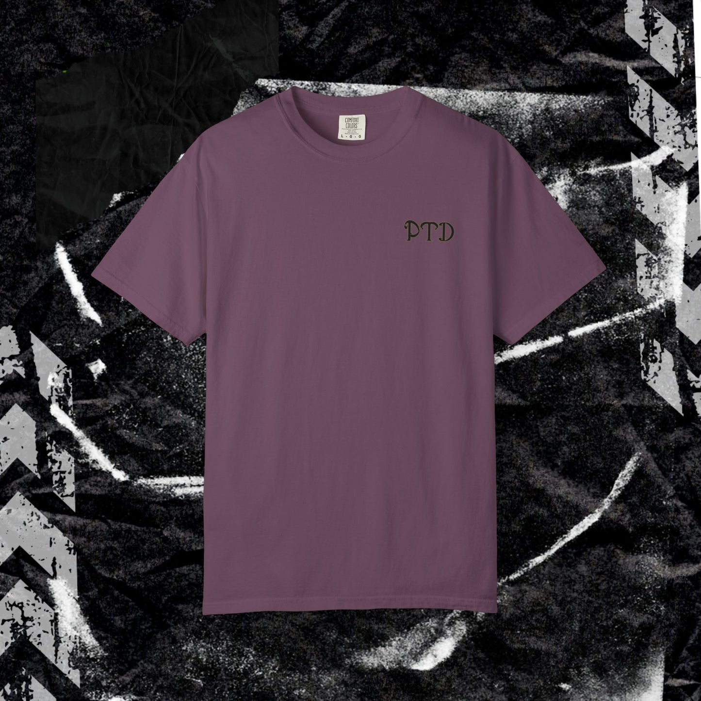 Mirror Work (BACK PRINT) - Unisex Garment-Dyed T-shirt. Ll