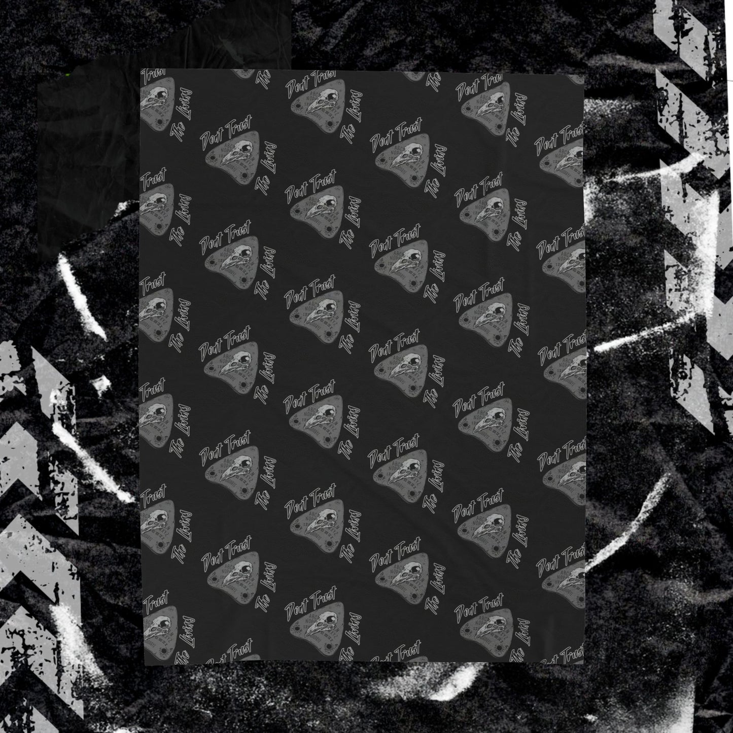 Dont Trust The Living - Velveteen Plush Blanket