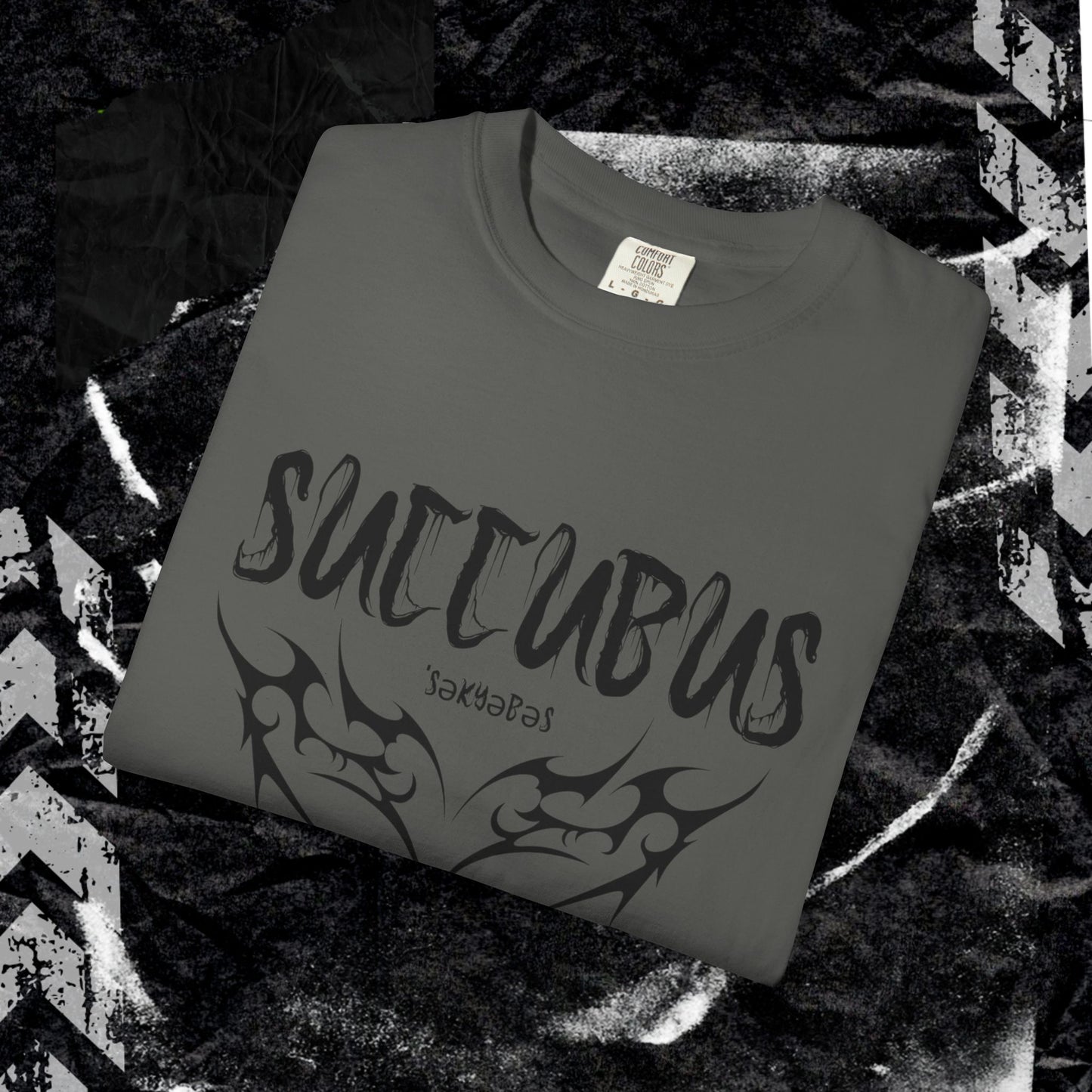 Succubus - Unisex Garment-Dyed T-shirt.