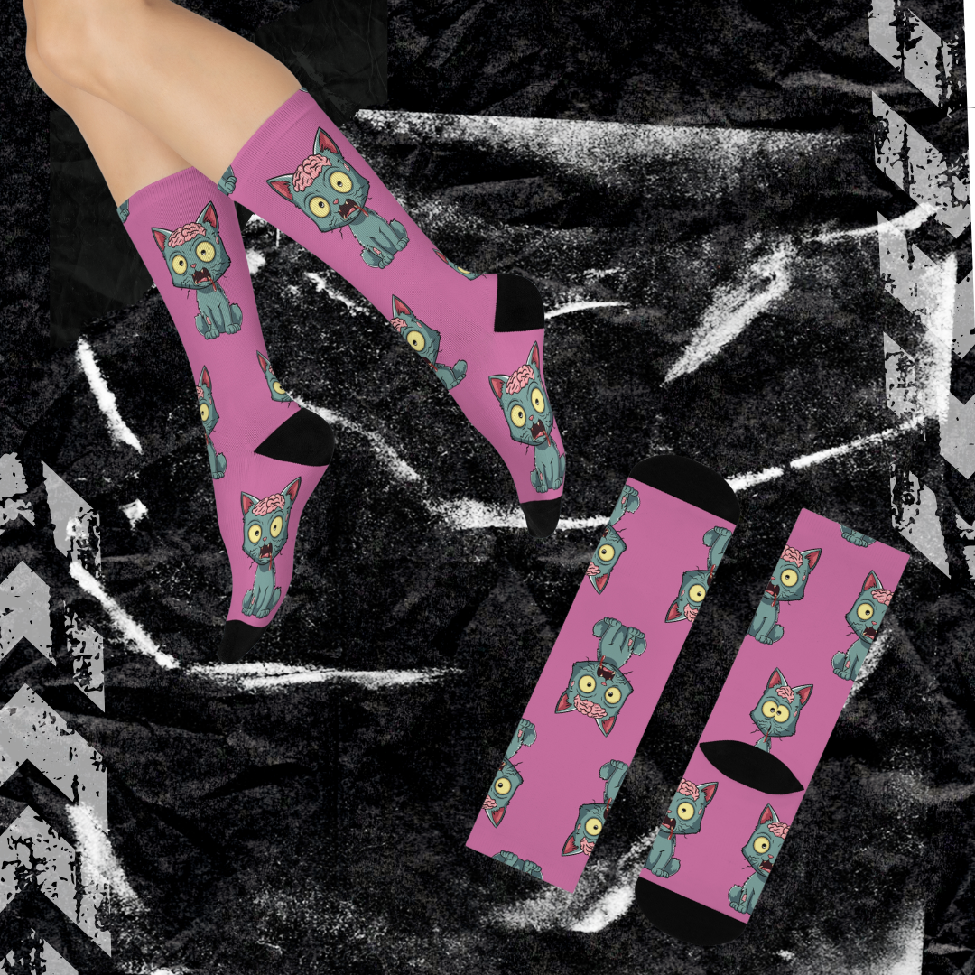 Zombie Cat Socks