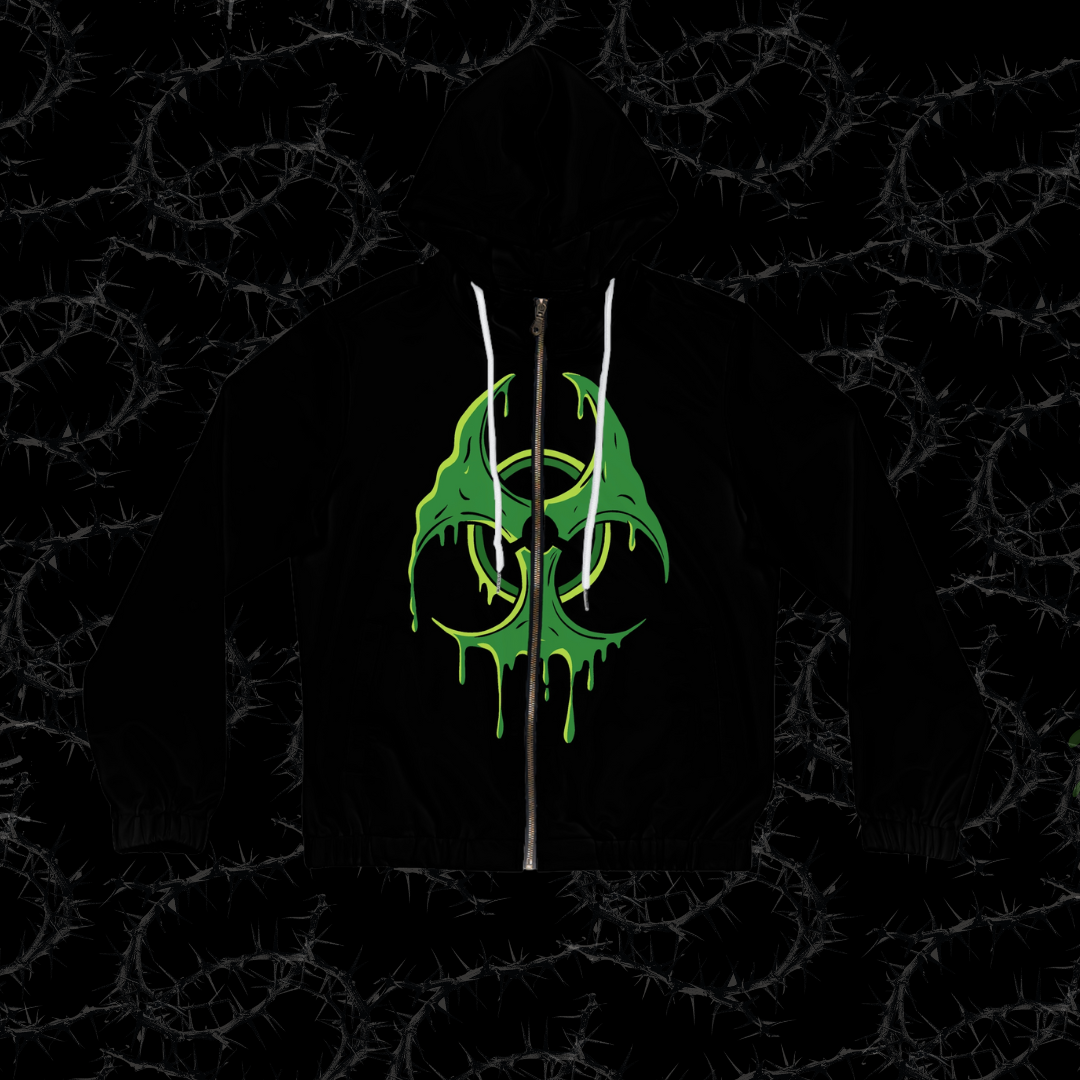 BioHazard - Women’s Full-Zip Hoodie (AOP)