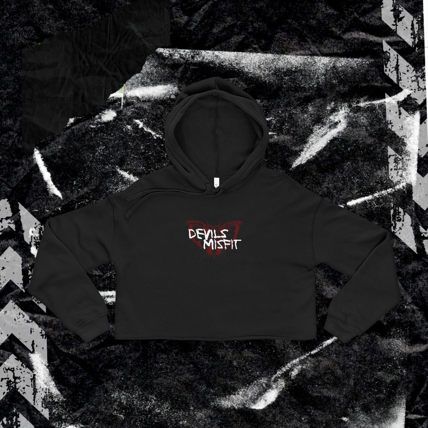 DEVILS MISFIT - Women's Cropped Hoodie