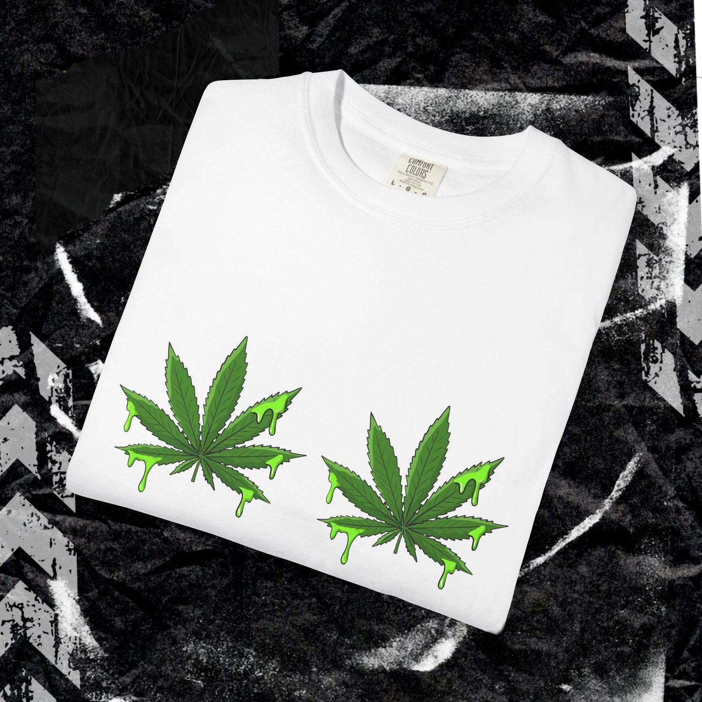 SIME LEAF - Unisex Garment-Dyed T-shirt. Ll