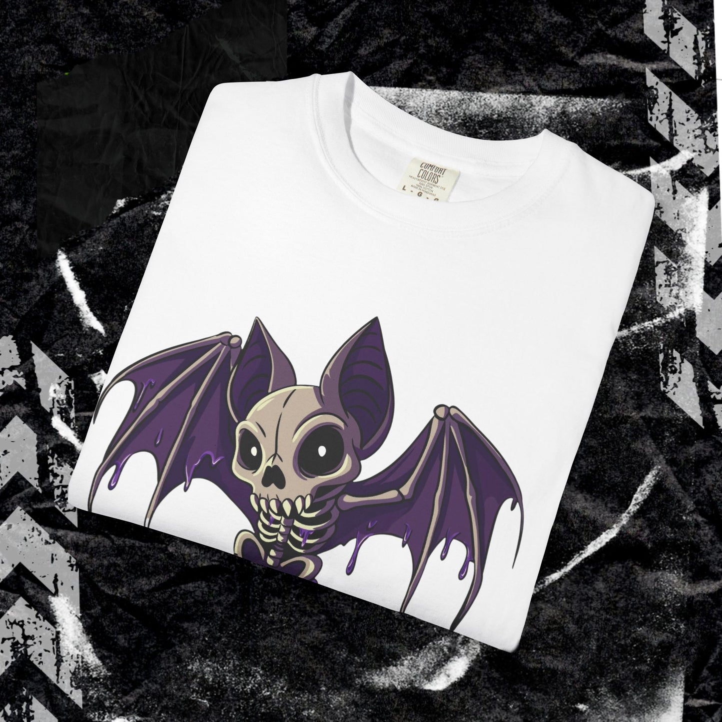Bat Attitude - Unisex Garment-Dyed T-shirt.