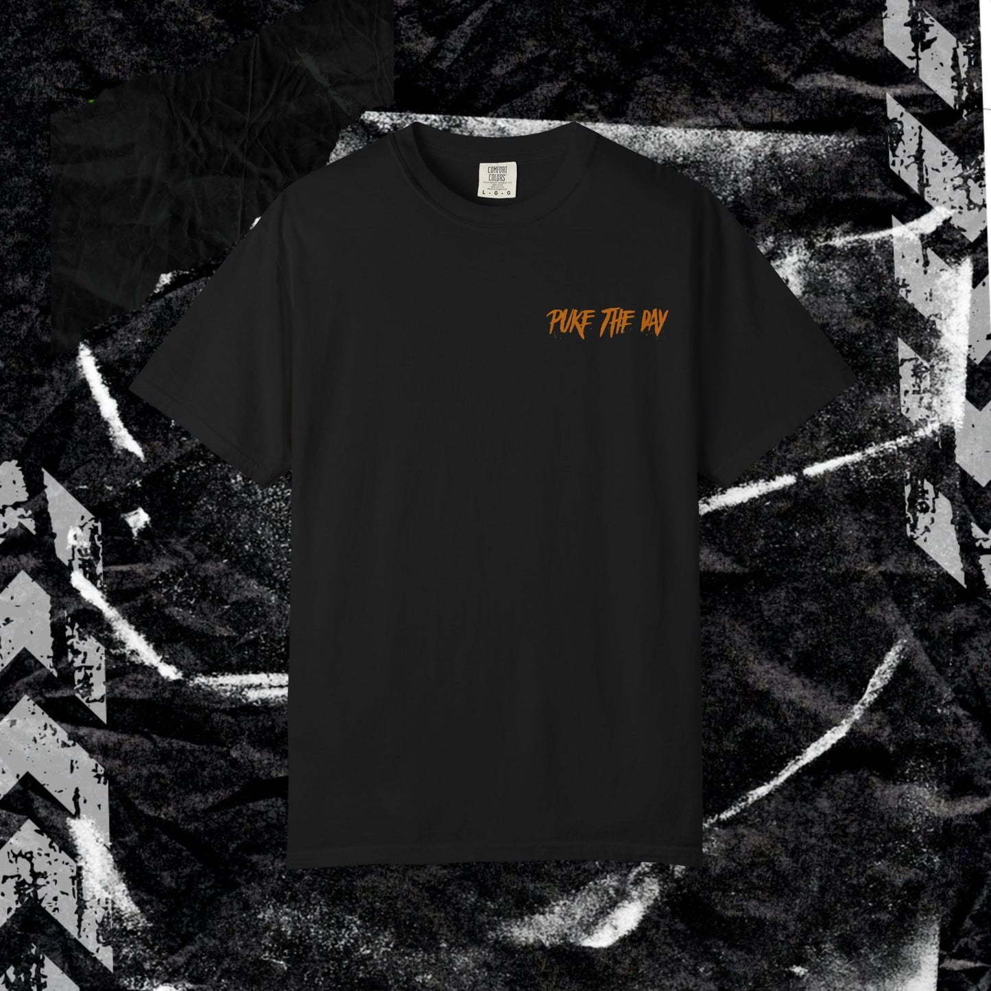 TRICK OR TREAT (BACK PRINT) - Unisex Garment-Dyed T-shirt.