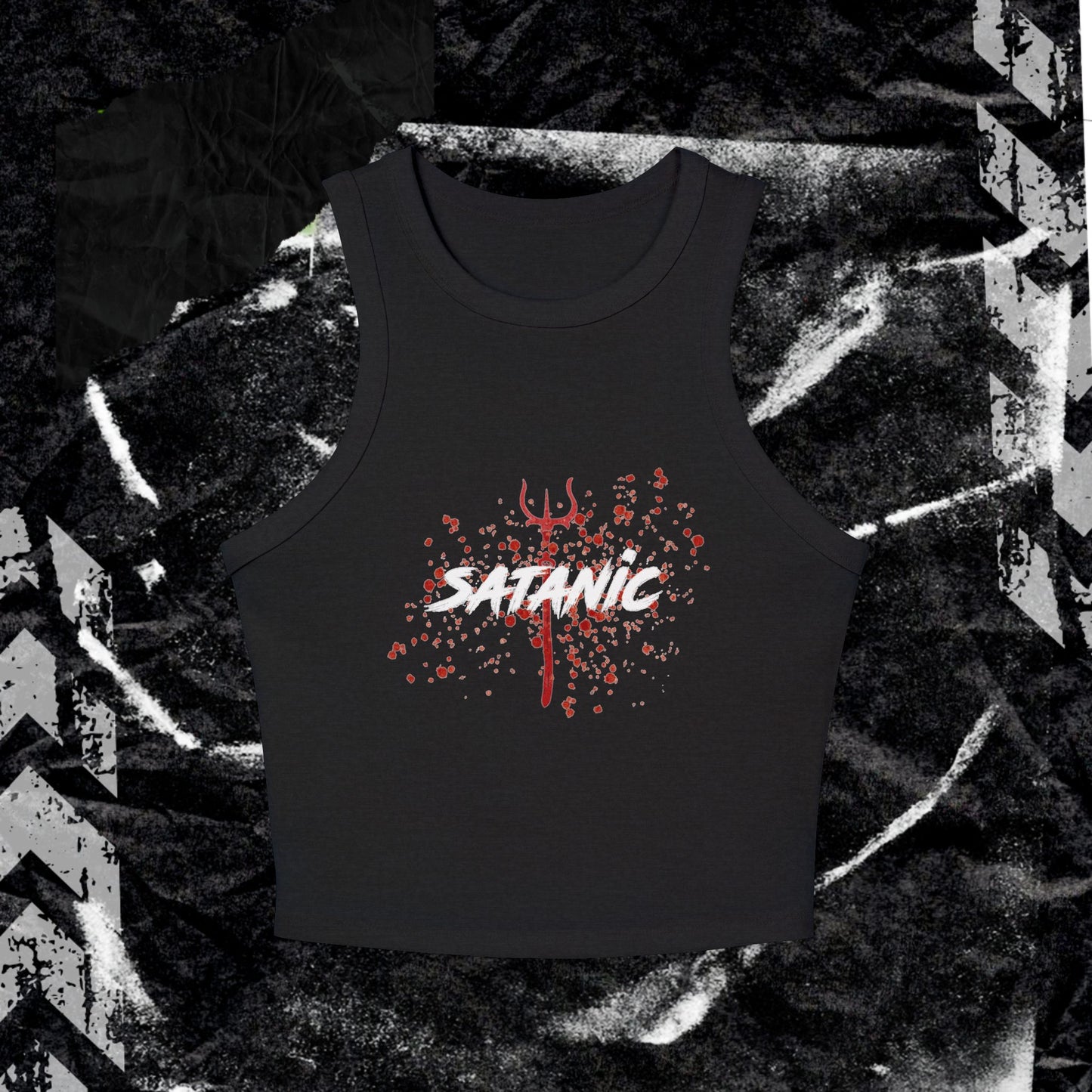 SATANIC - Women's Micro Rib Racer Tank Top