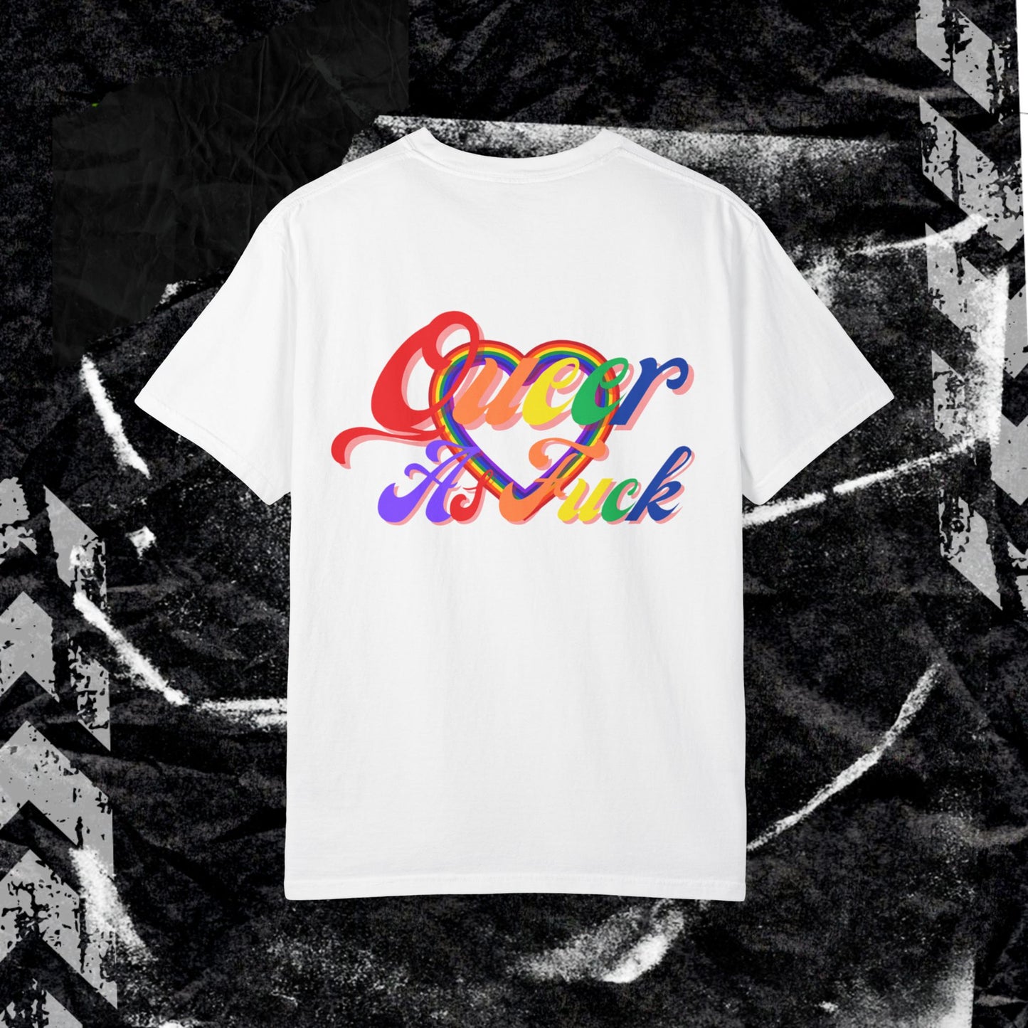 Queer ASF (BACK PRINT) COMFORT COLORS T-SHIRT