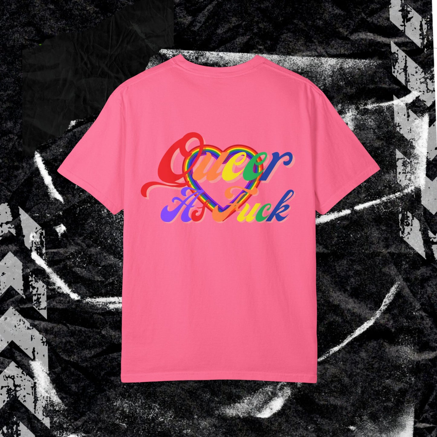 Queer ASF (BACK PRINT) COMFORT COLORS T-SHIRT