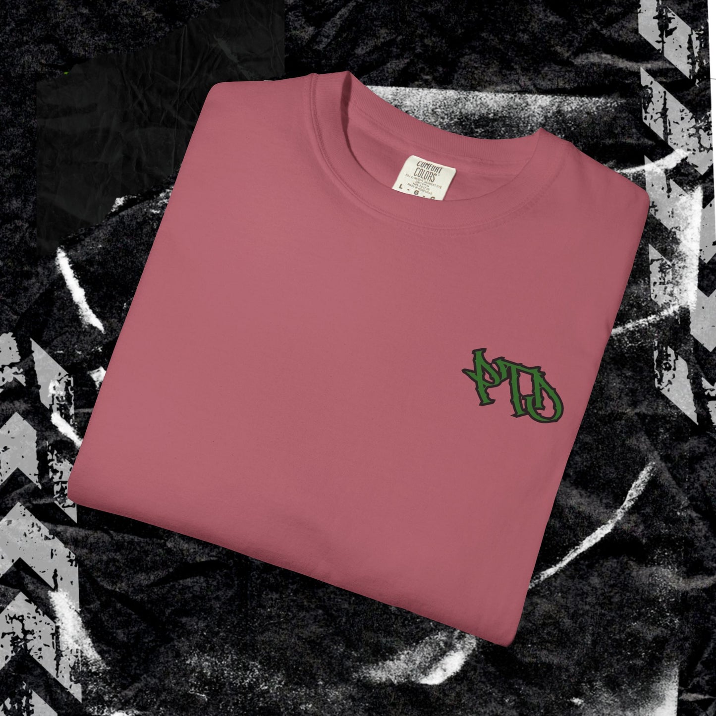 DAYS OF OUR YOUTH (BACK PRINT) - Unisex Garment-Dyed T-shirt.