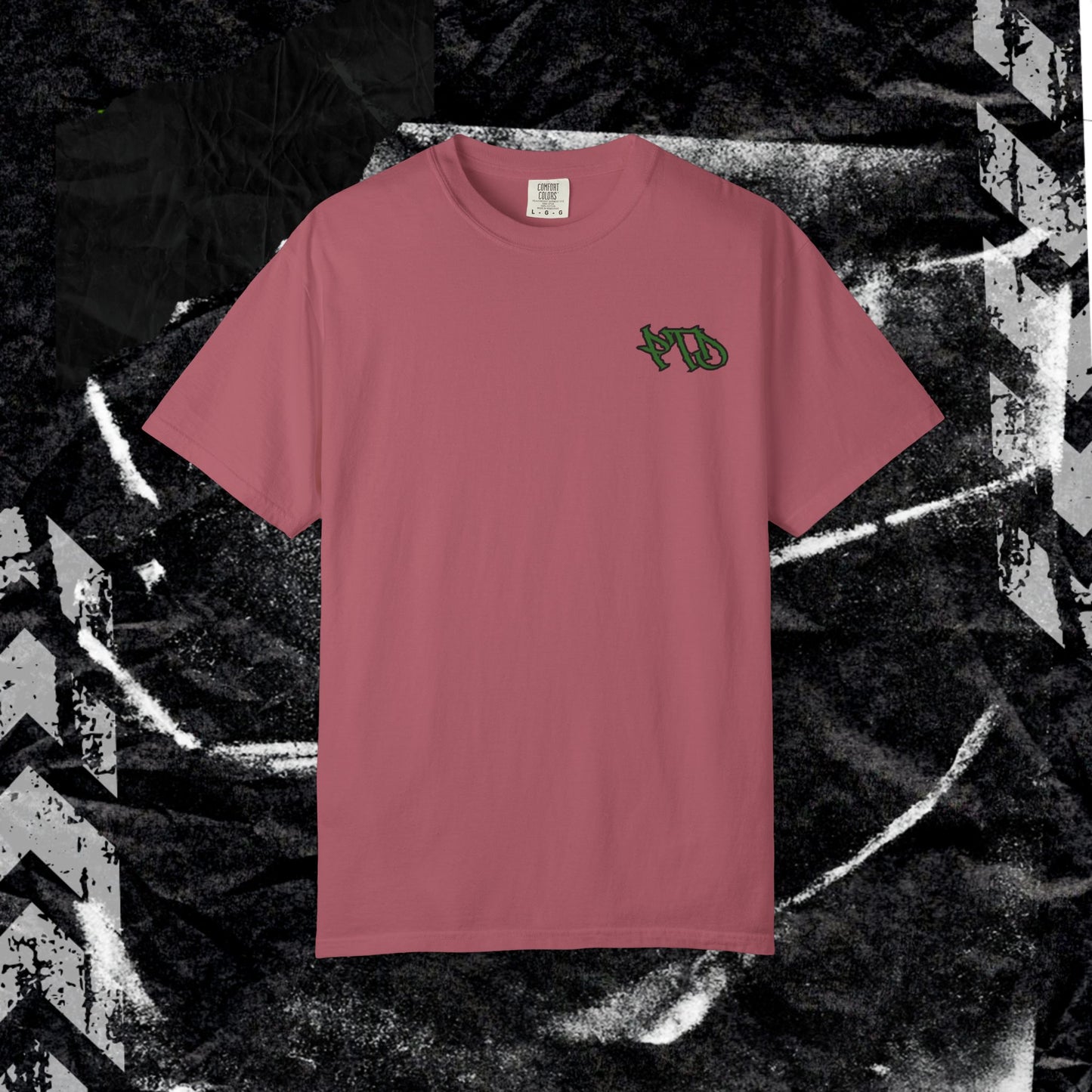 DAYS OF OUR YOUTH (BACK PRINT) - Unisex Garment-Dyed T-shirt.