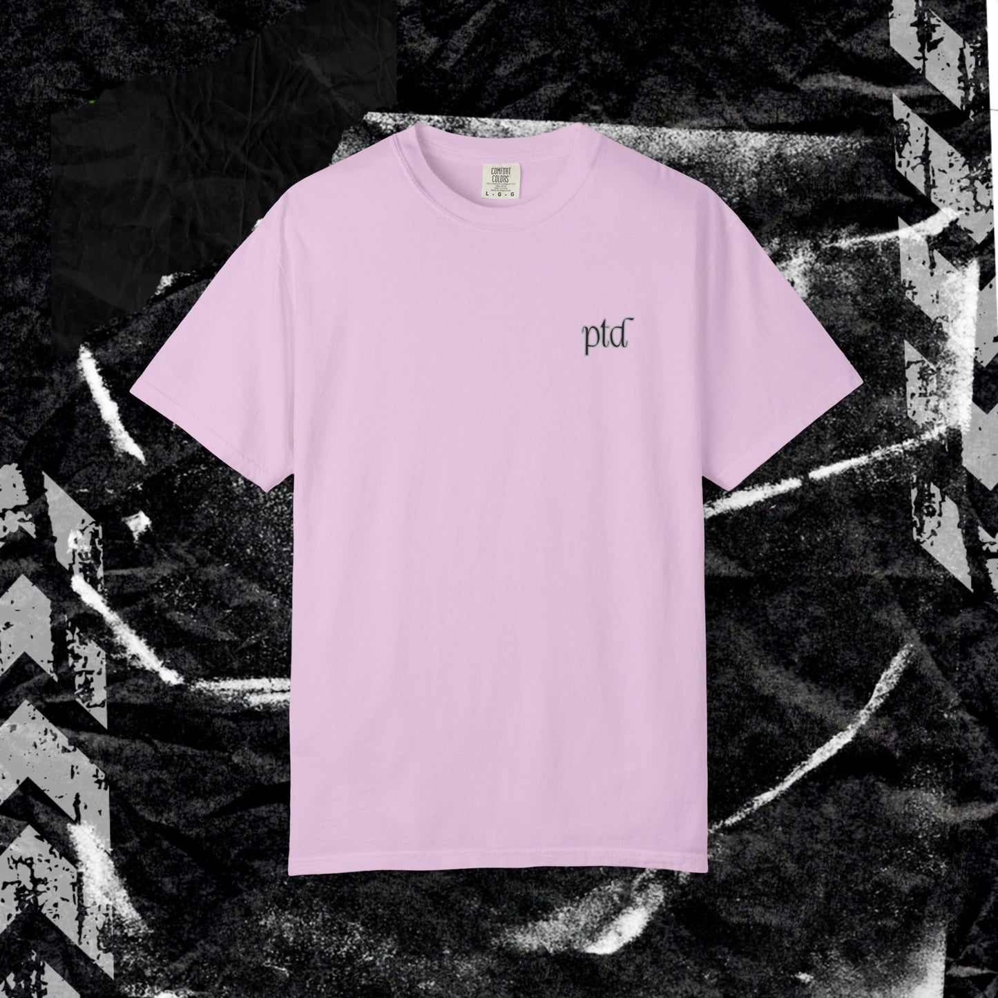 ALLOW YOURSELF TO HEAL (BACK PRINT) - Unisex Garment-Dyed T-shirt. Ll
