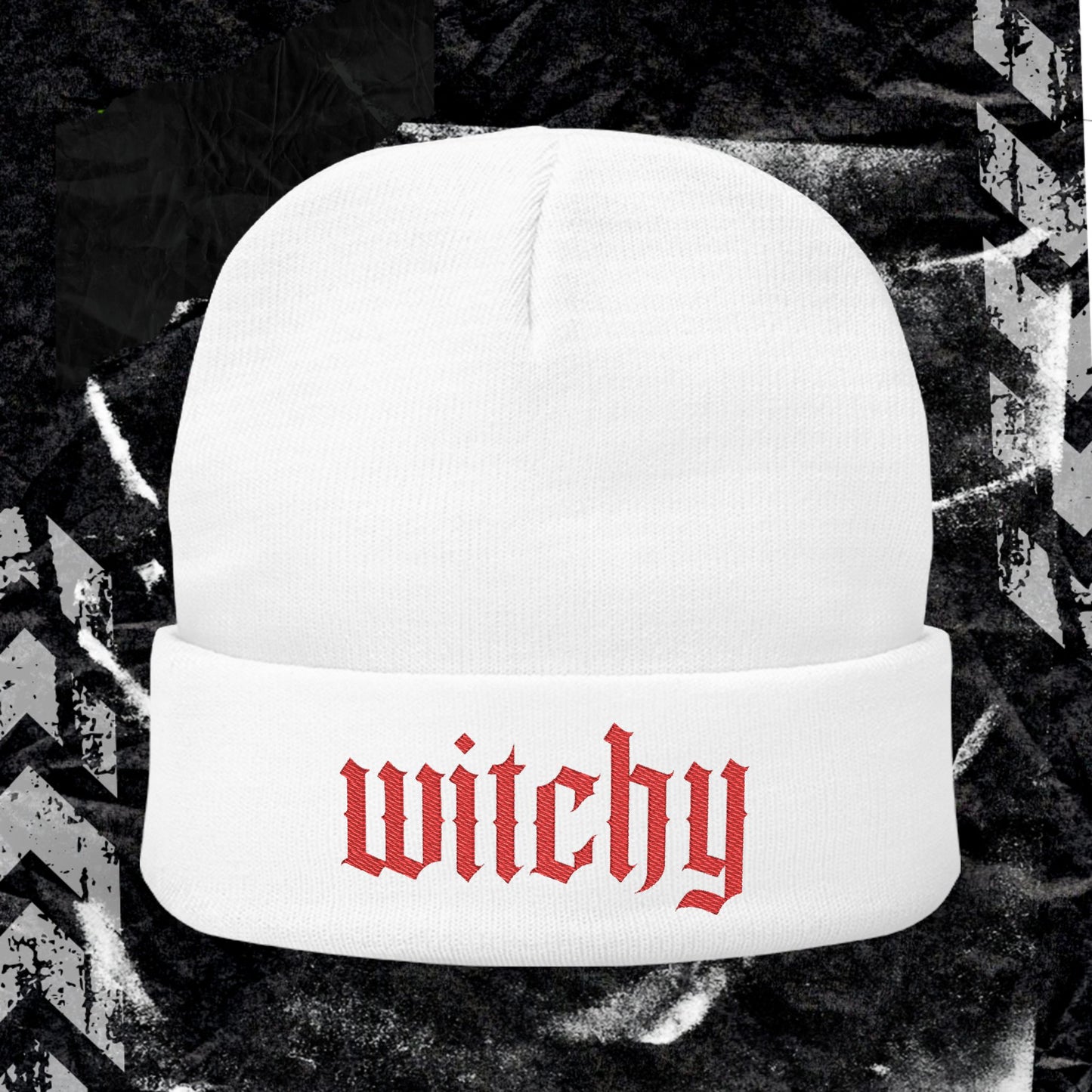 WITCHY - Knit Beanie (Embroidery)