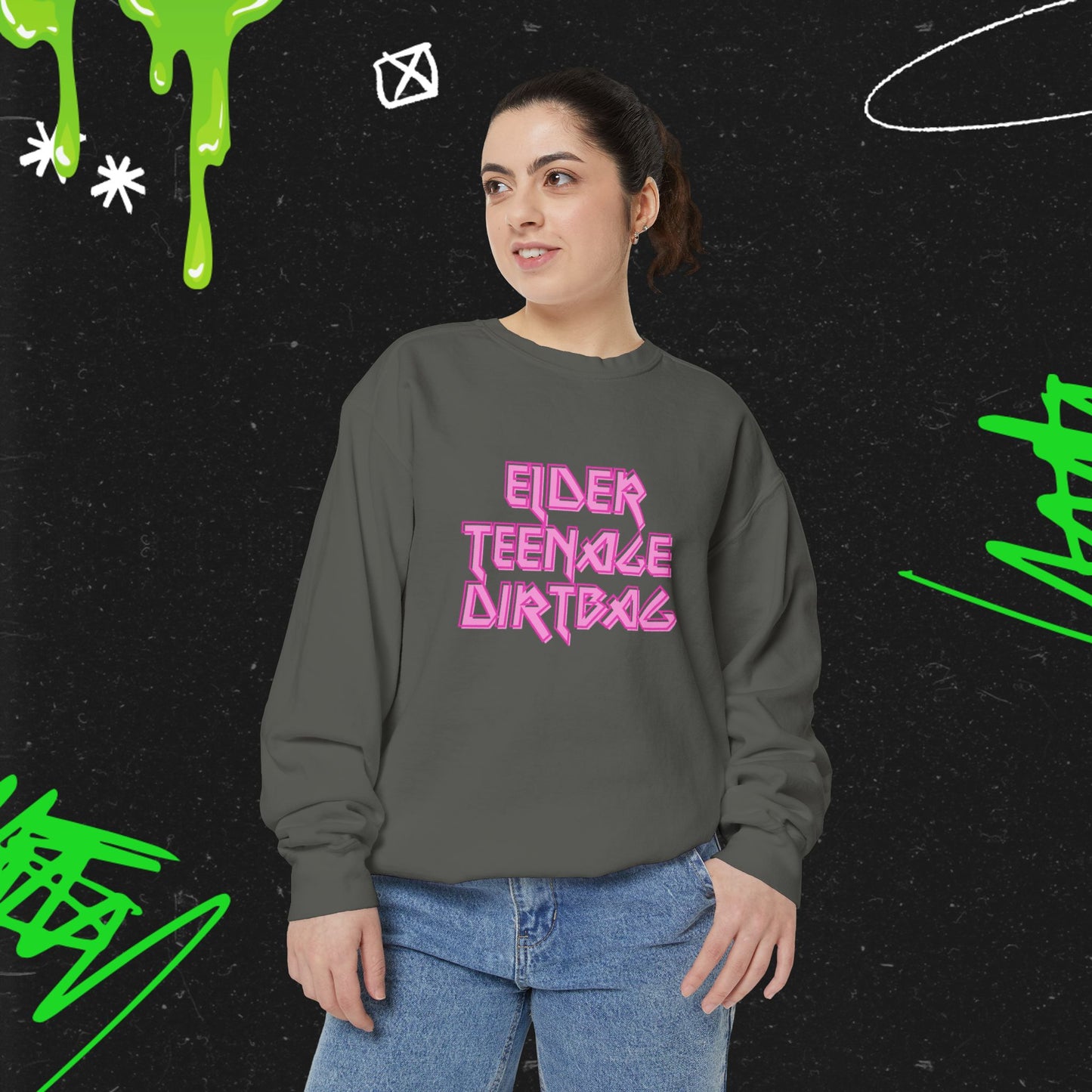 ELDER TEENAGE DIRTBAG - Dyed Sweatshirt