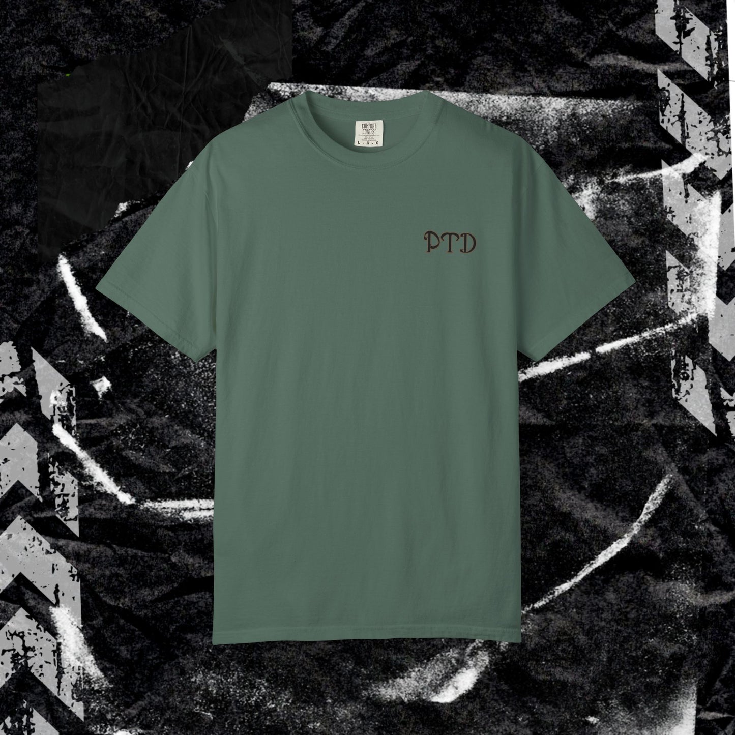 Mirror Work (BACK PRINT) - Unisex Garment-Dyed T-shirt. Ll