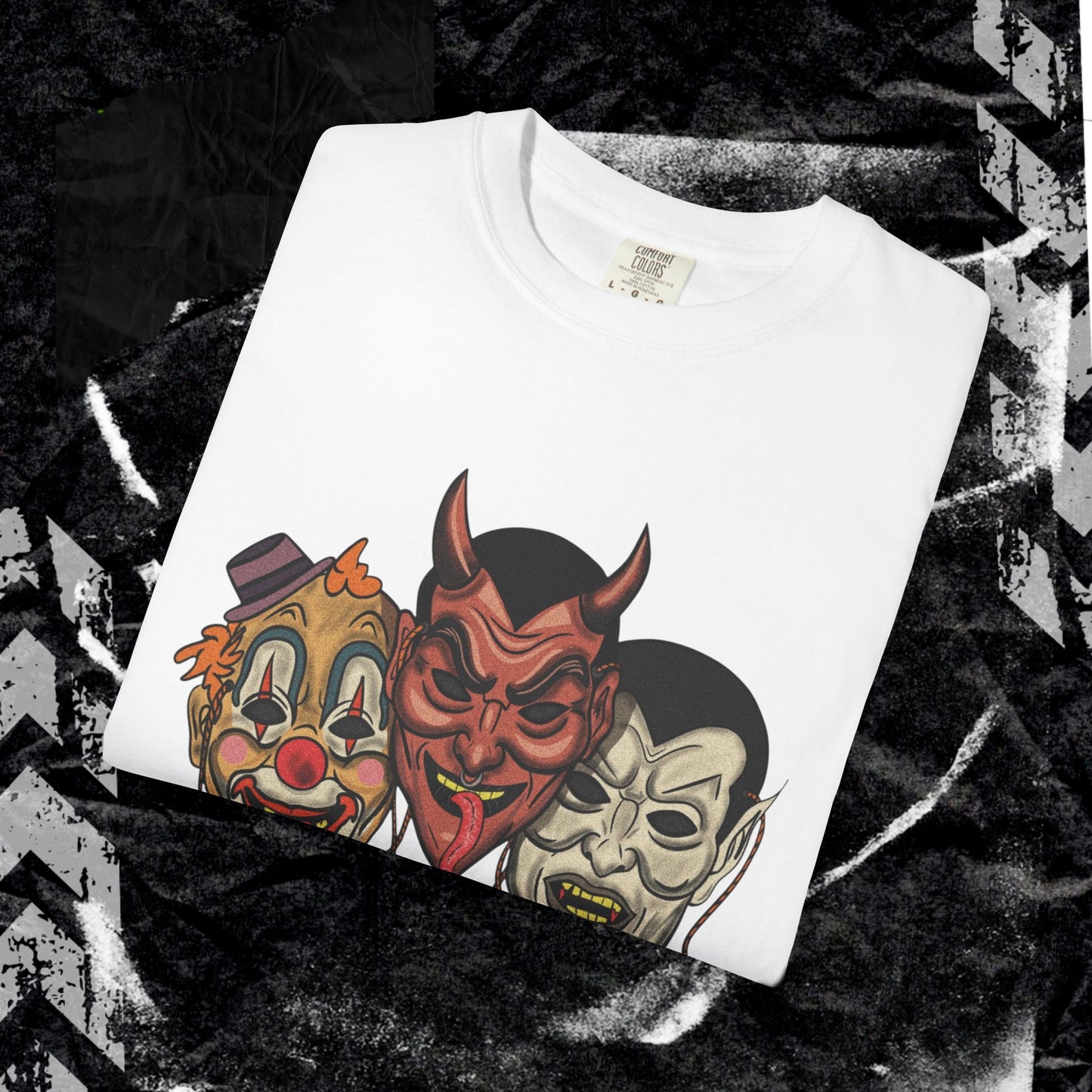WHY CHOOSE MASK - Unisex Garment-Dyed T-shirt.