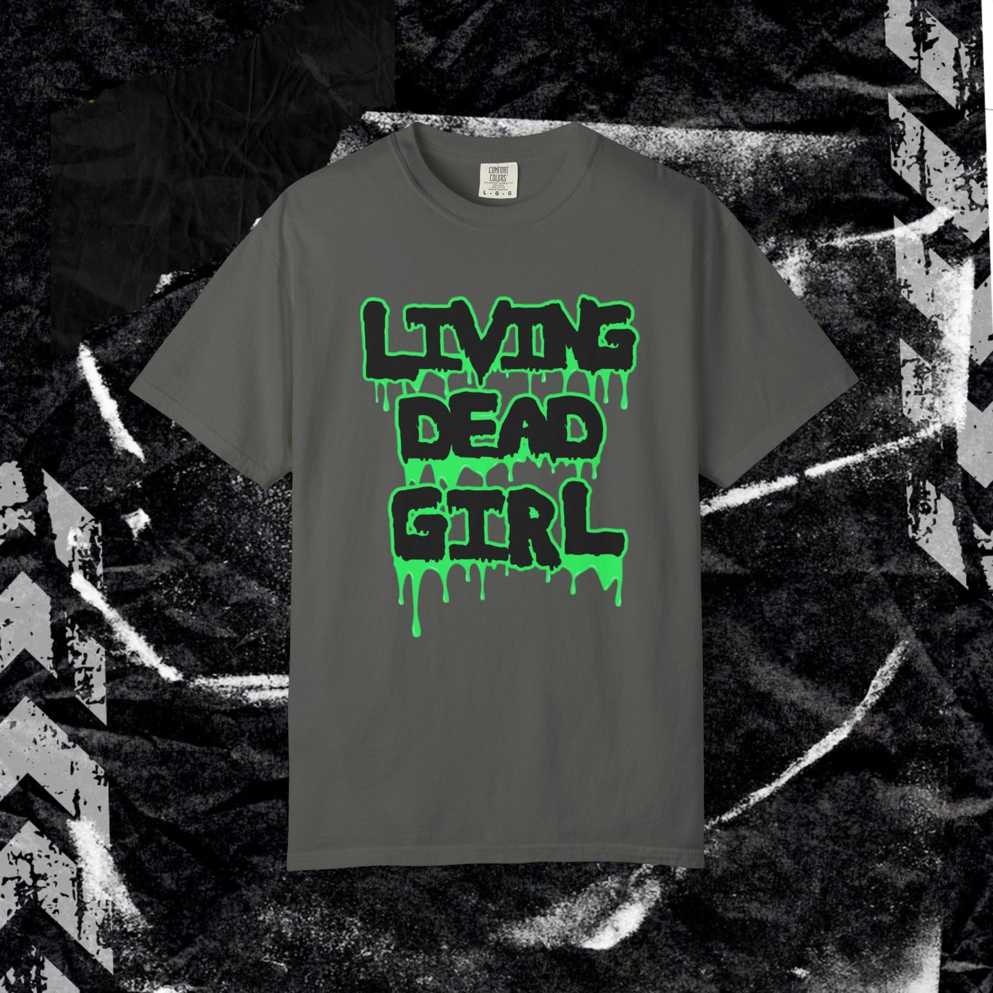 Living Dead Girl - Unisex Garment-Dyed T-shirt.