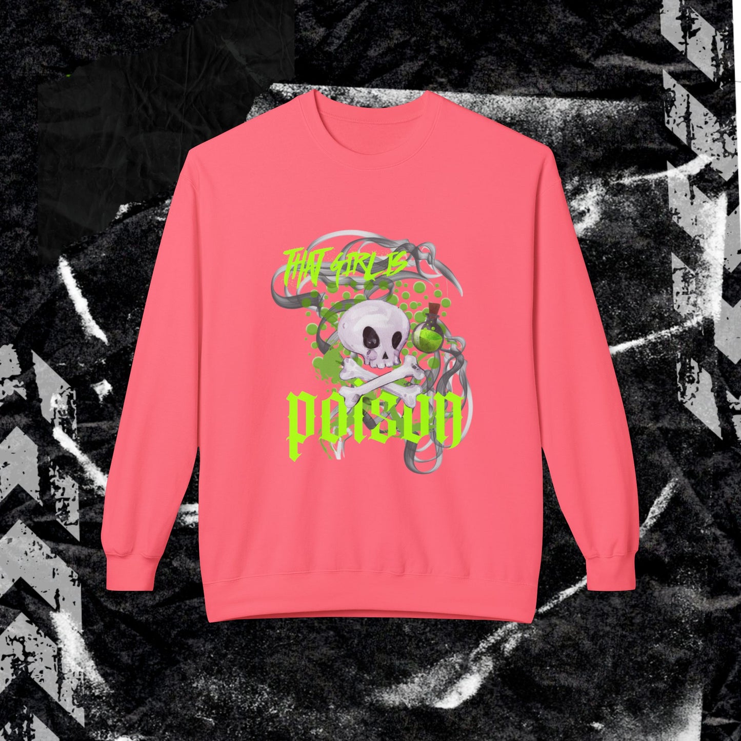 THAT GIRL IS POISON - Unisex Midweight Softstyle Fleece Crewneck Sweatshirt