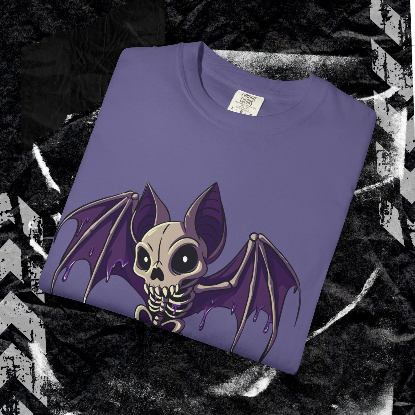 Bat Attitude - Unisex Garment-Dyed T-shirt.
