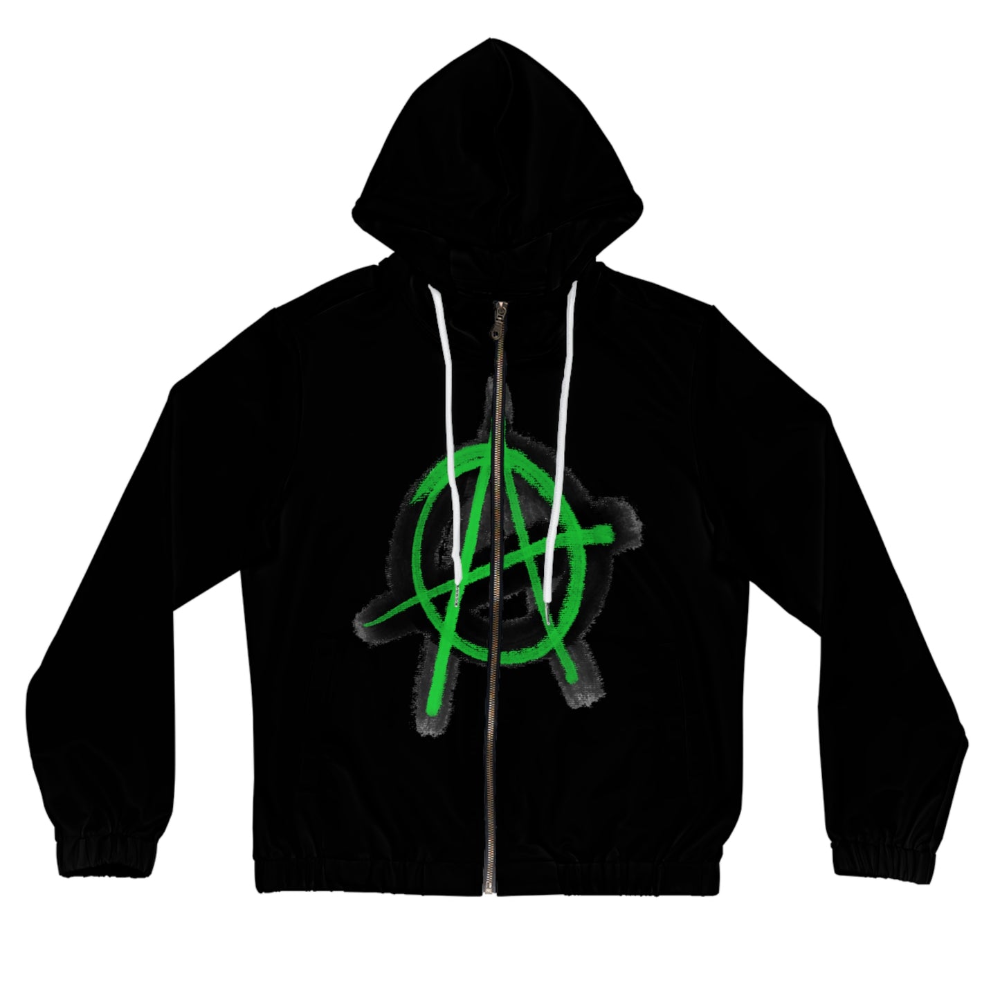 Anarchy - Women’s Full-Zip Hoodie (AOP)